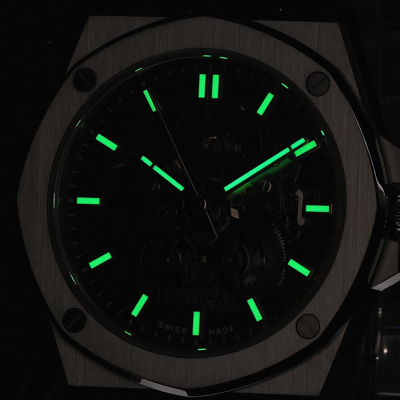zegarek Festina F22006-4 automatyczny męski Automatic - miniatura 5