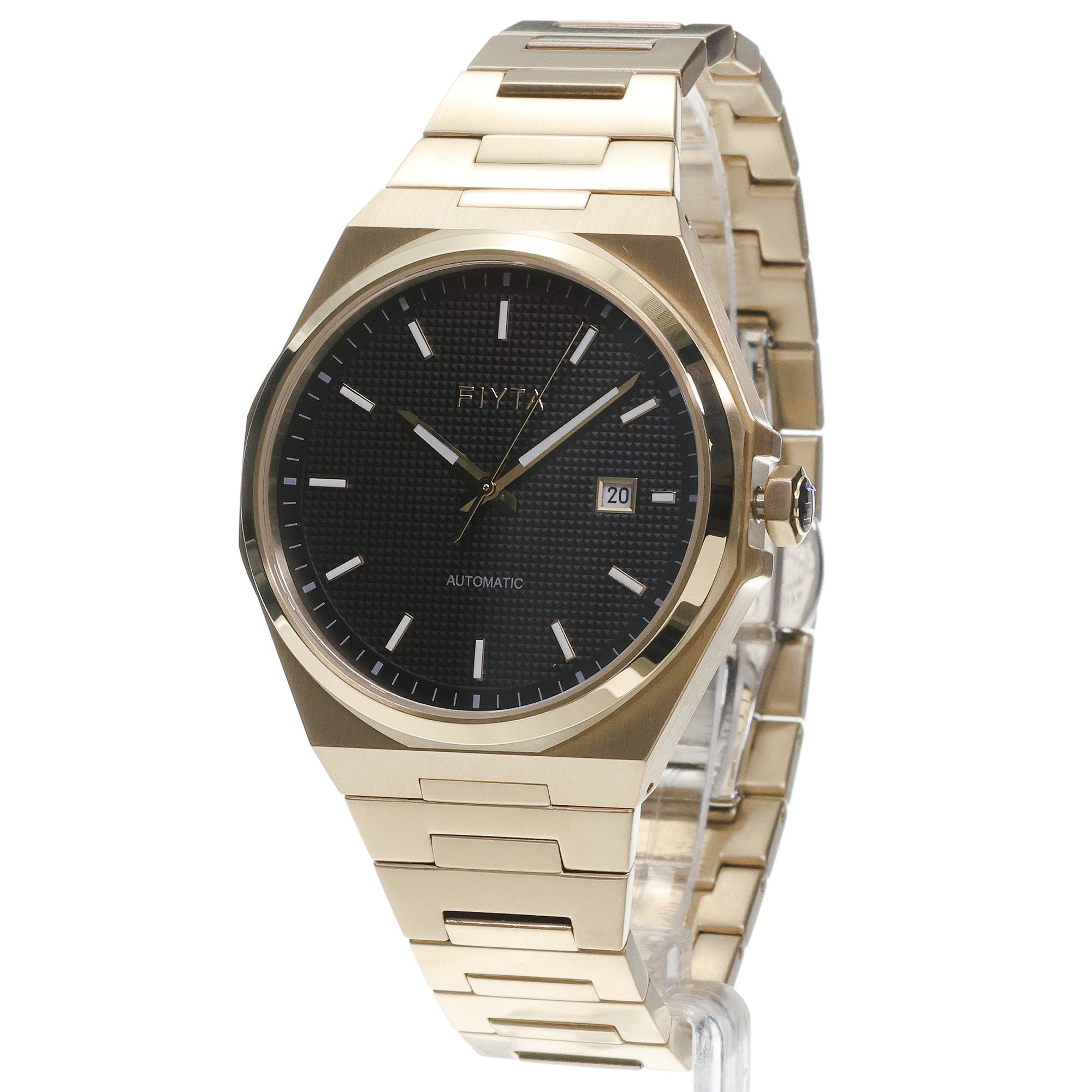 zegarek Fiyta DGA802099GBG Classic Automatic Urban Golden Era Męskie szafirowe