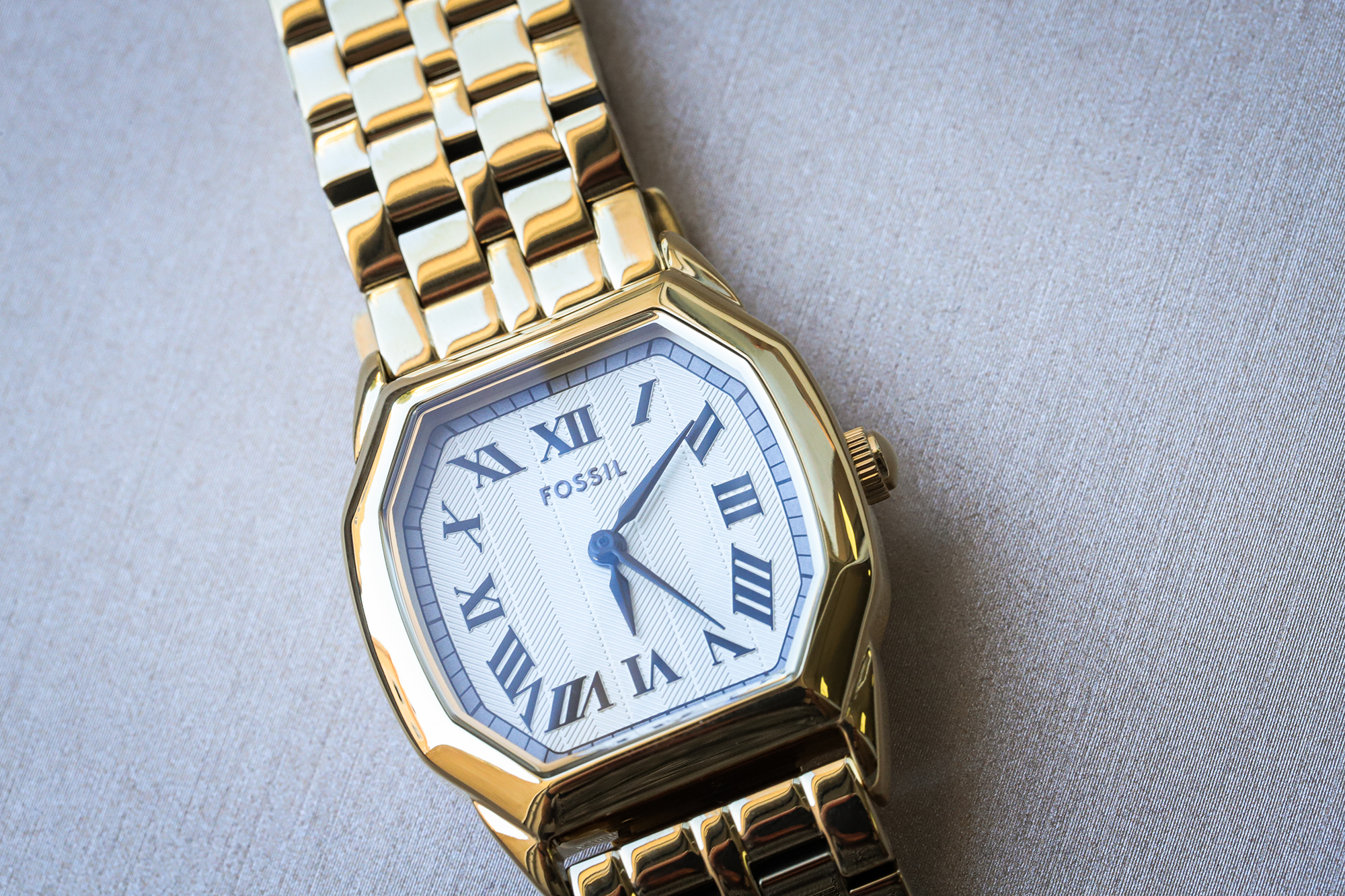 zegarek Fossil ES5361 kwarcowy damski Damskie HARLOW Gold Stainless Steel 27mm - miniatura 5