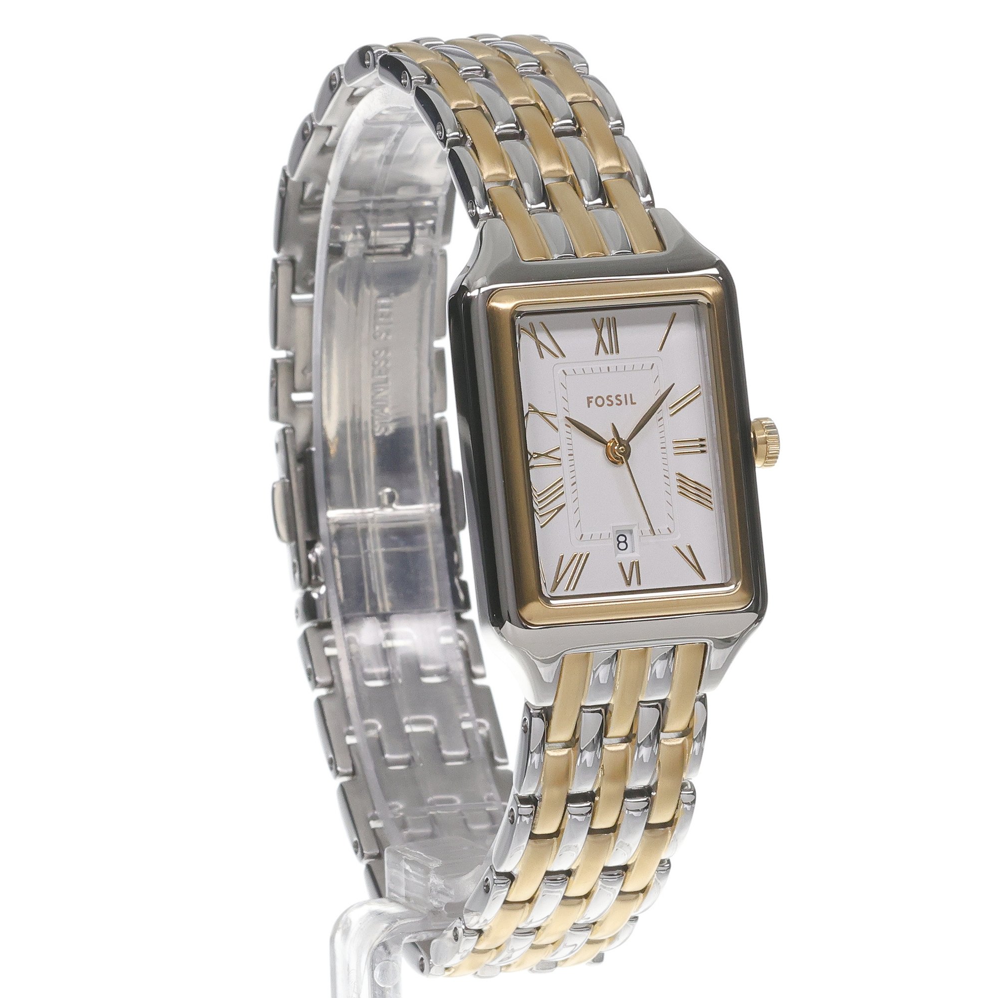 zegarek Fossil ES5368 kwarcowy damski Damskie RAQUEL Bicolor Stainless Steel 23mm - miniatura 3