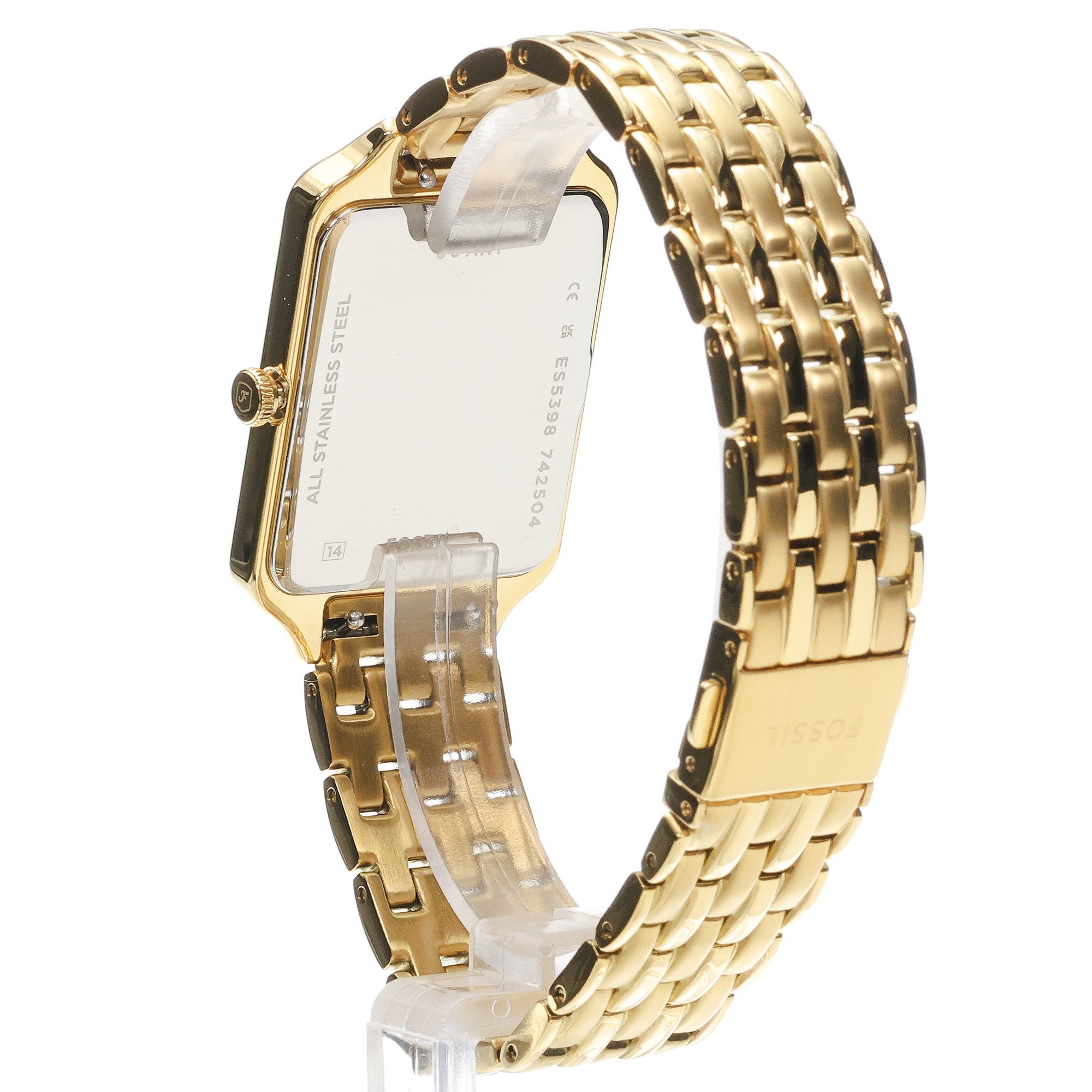 zegarek Fossil ES5398 Raquel Sun Moon Gold Stainless Steel 29mm Fossil mineralne - miniatura 4