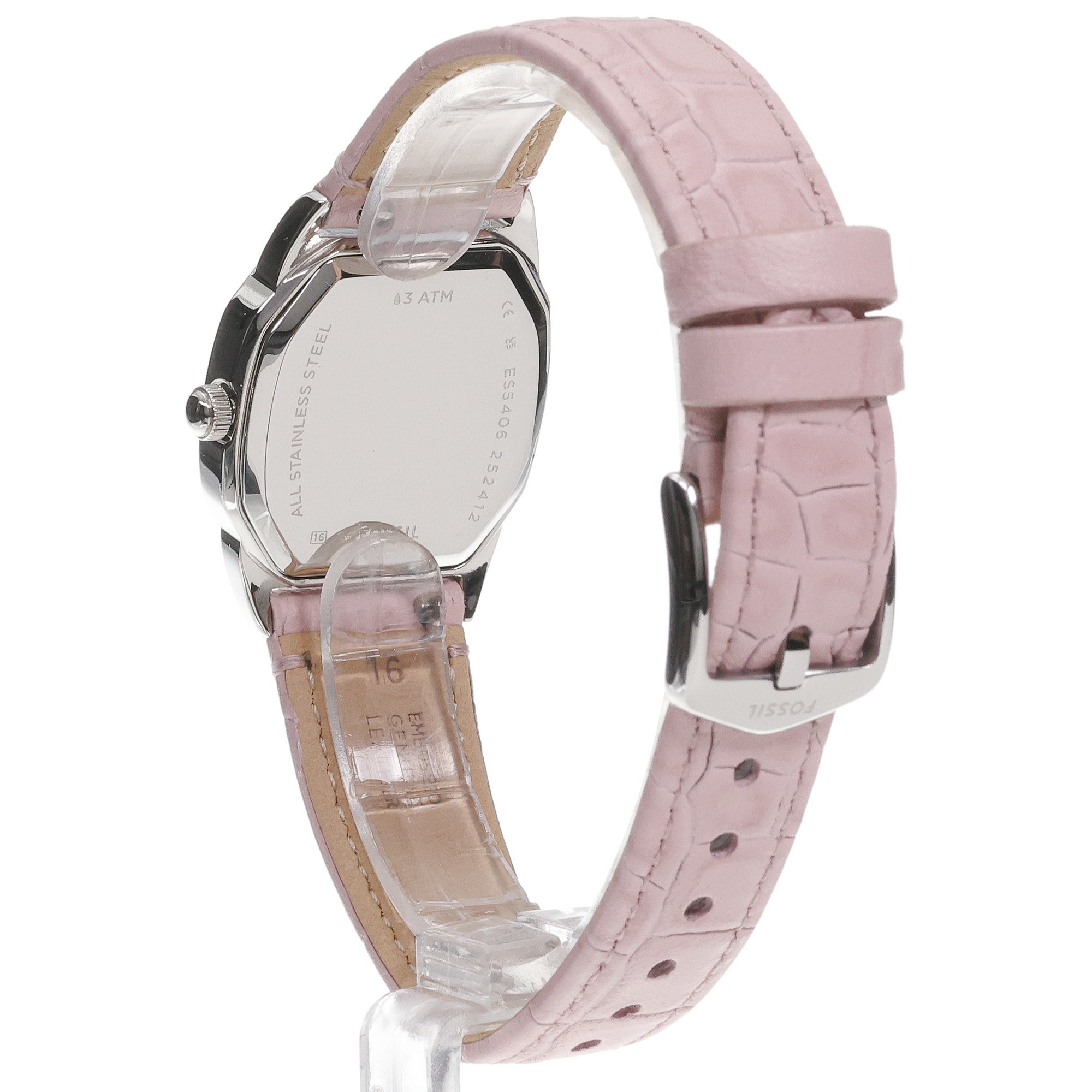 zegarek Fossil ES5406 kwarcowy damski Fossil Harlow Pink Leather Strap 27mm