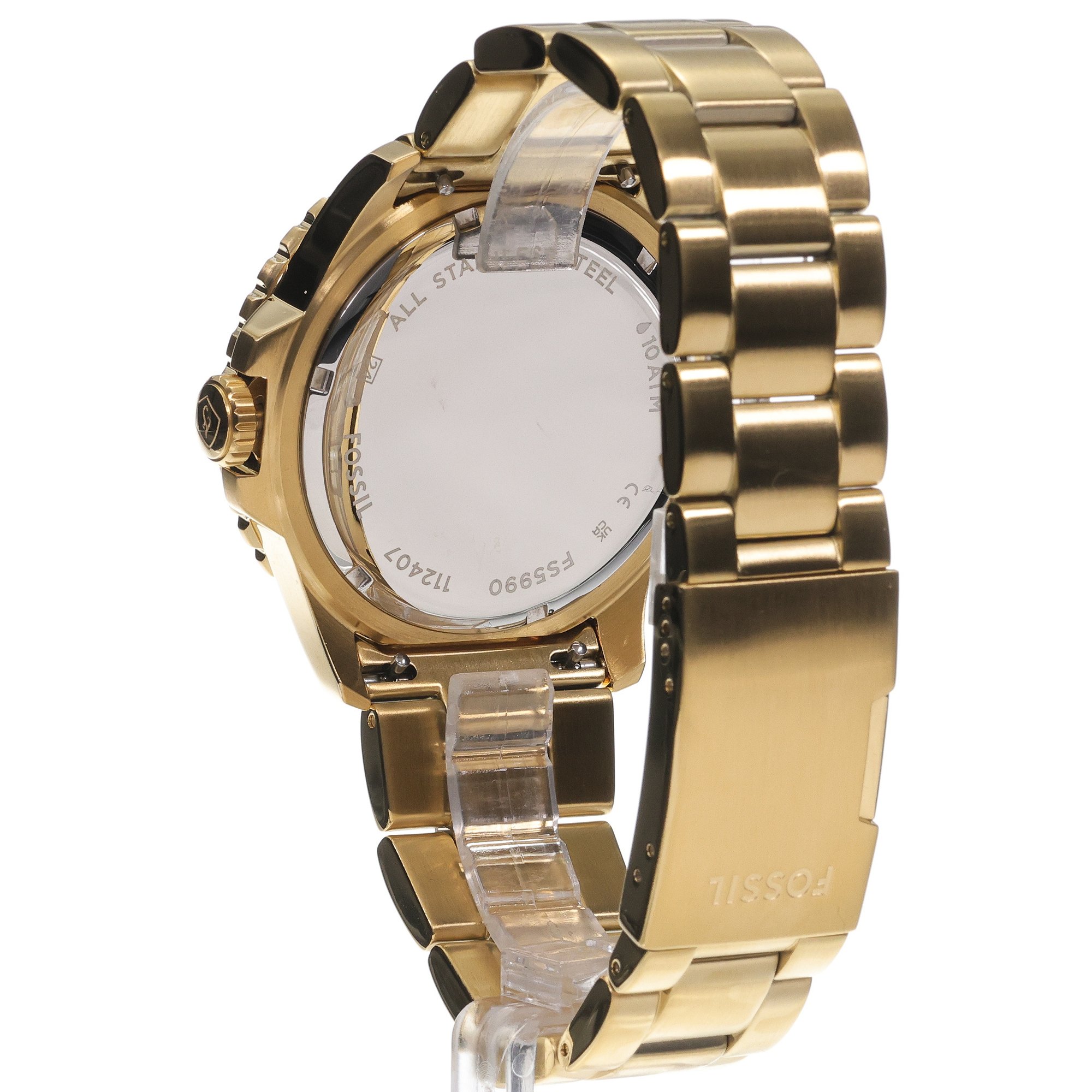 zegarek Fossil FS5990 złoty Męskie - miniatura 4