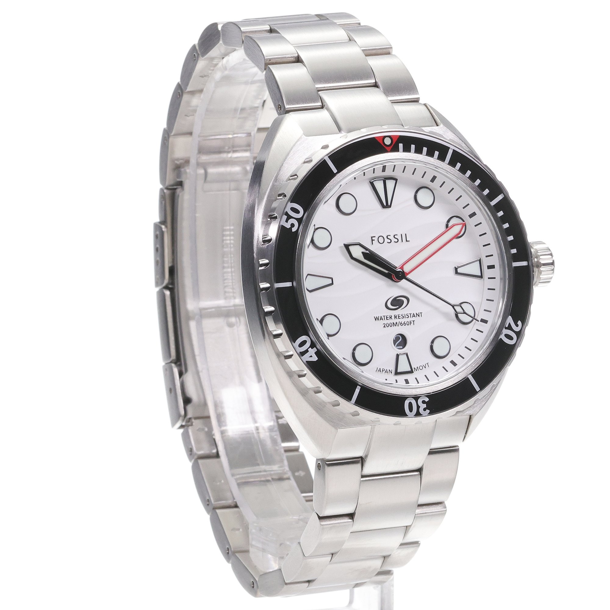 zegarek Fossil FS6063 kwarcowy męski Męskie BREAKER Stainless Steel 42mm
