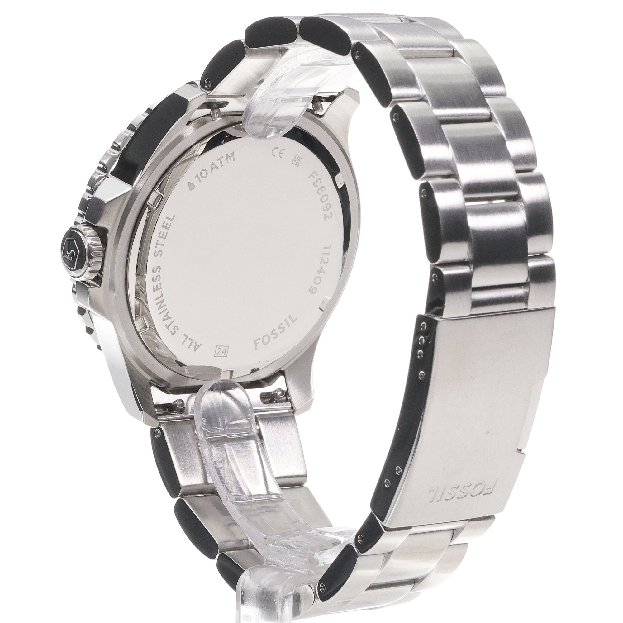 zegarek Fossil FS6092 kwarcowy męski Męskie Stainless Steel 46mm