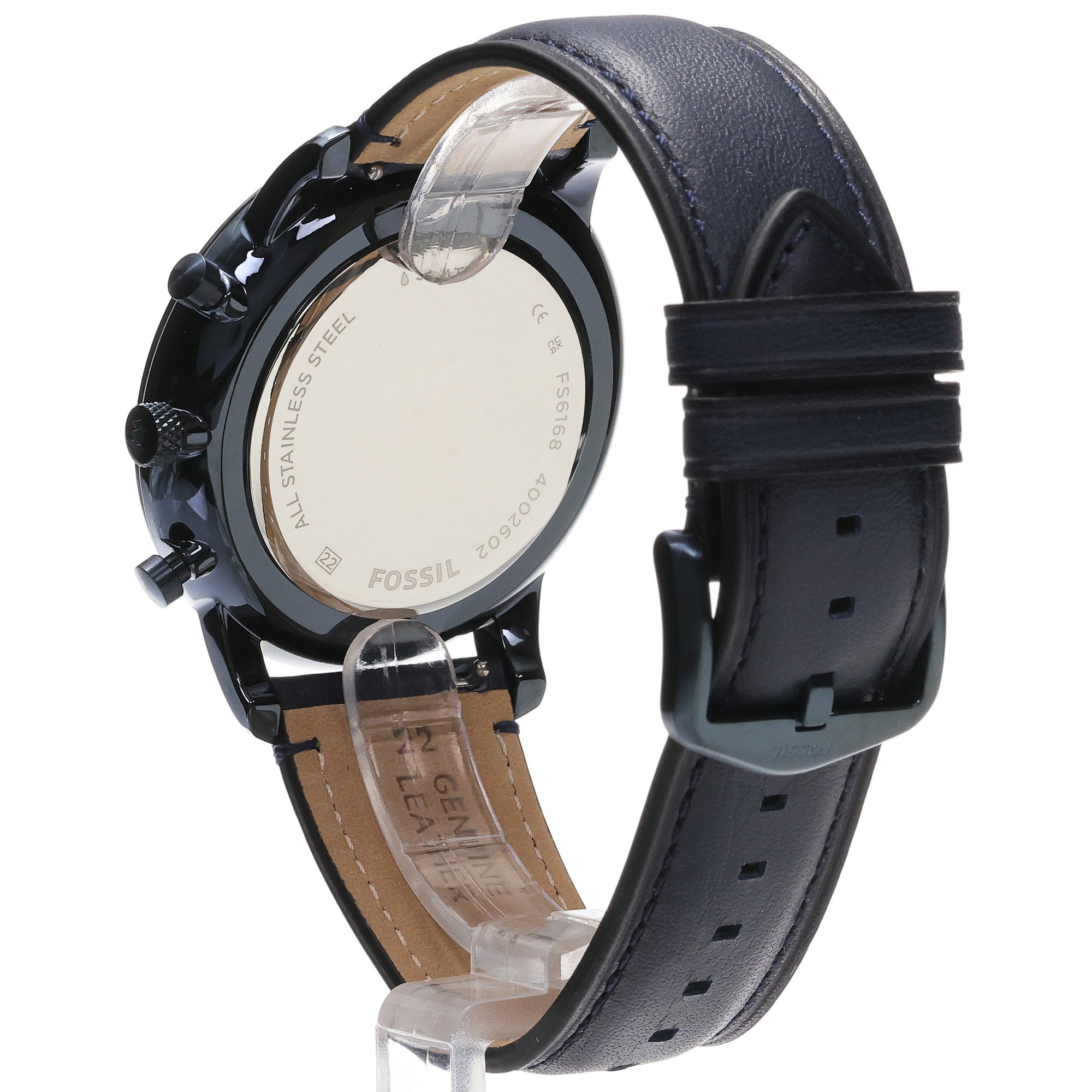 zegarek Fossil FS6168 Neutra Chronograph Navy Męskie mineralne - miniatura 4