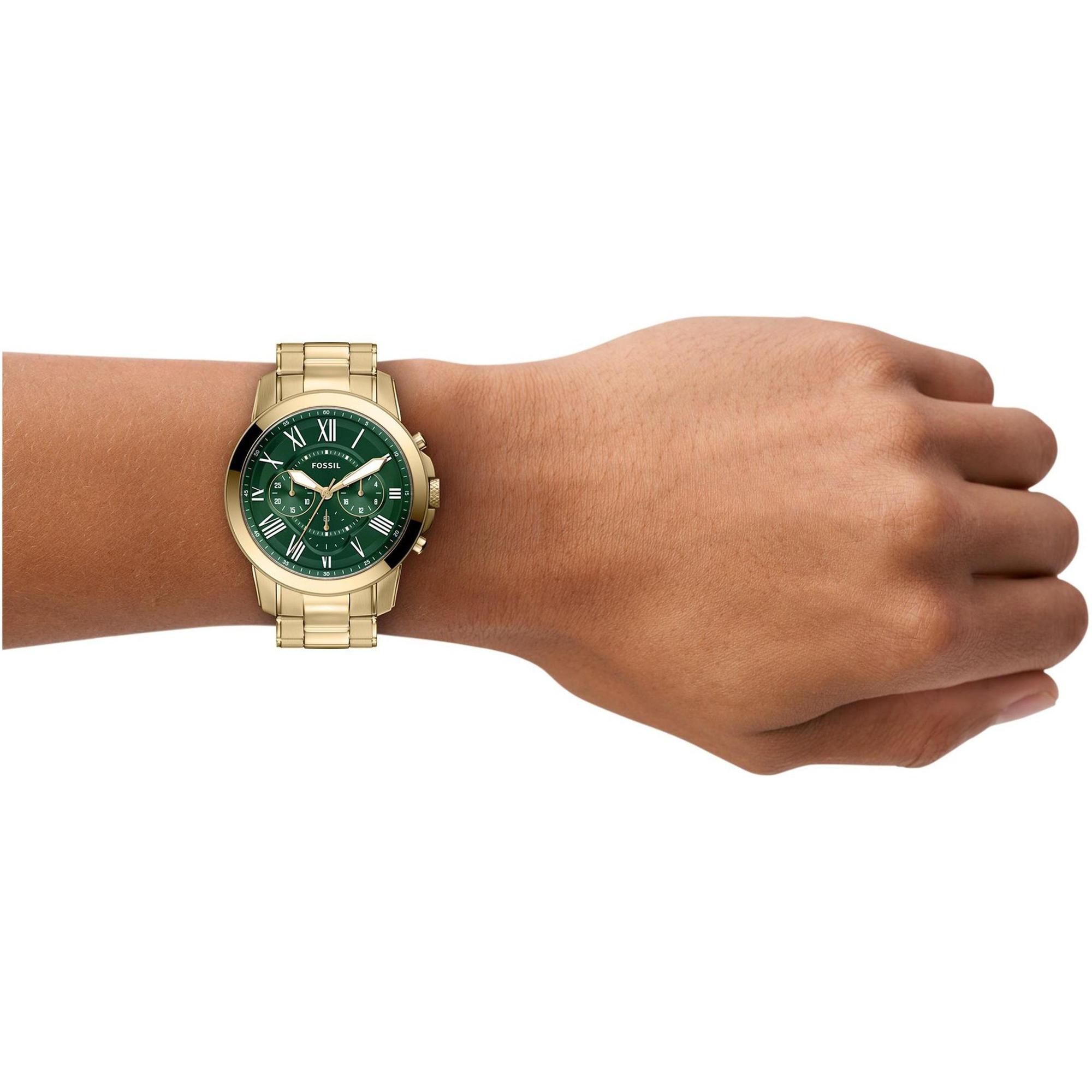 zegarek Fossil FS6201SET kwarcowy męski Fossil Grant Chronograph Gift Set 44mm - 36mm - miniatura 4