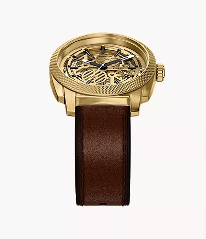 zegarek Fossil ME3278 automatyczny męski Męskie MACHINE AUTOMATIC LITEHIDE LEATHER