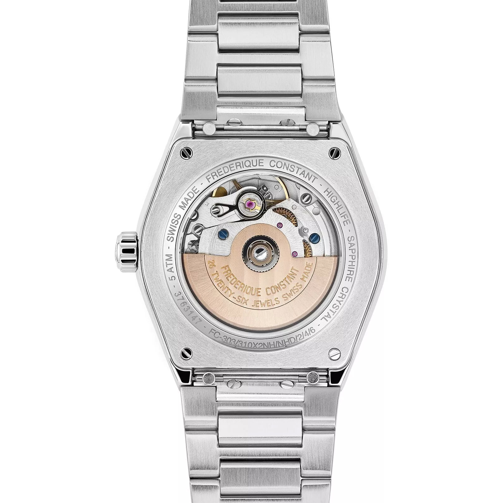 zegarek Frederique Constant FC-303LG2NH6B srebrny Highlife