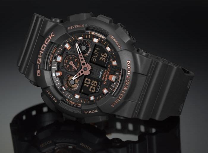zegarek G-SHOCK GA-100GBX-1A4ER kwarcowy męski G-SHOCK Original