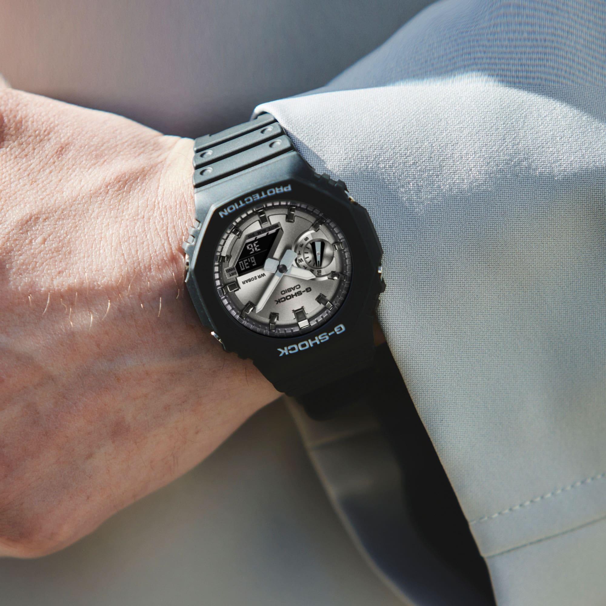 zegarek G-SHOCK GA-2100SB-1AER czarny G-SHOCK Original - miniatura 8