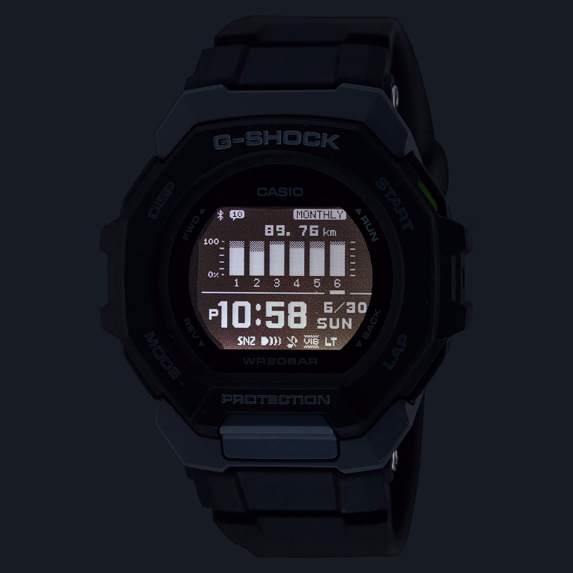 zegarek G-SHOCK GBD-300-1ER kwarcowy męski G-SHOCK G-SQUAD