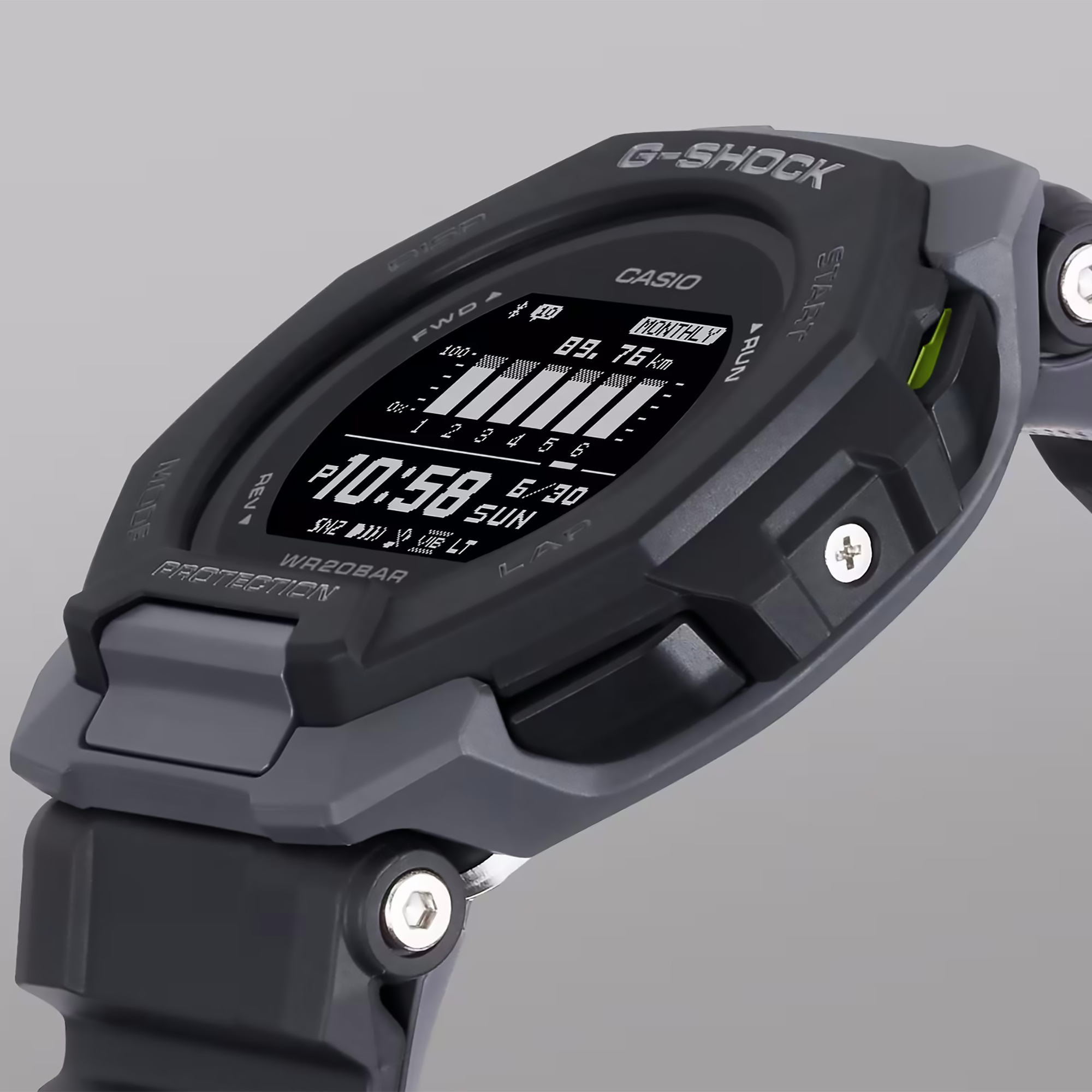 zegarek G-SHOCK GBD-300-1ER męski z krokomierz G-SHOCK G-SQUAD