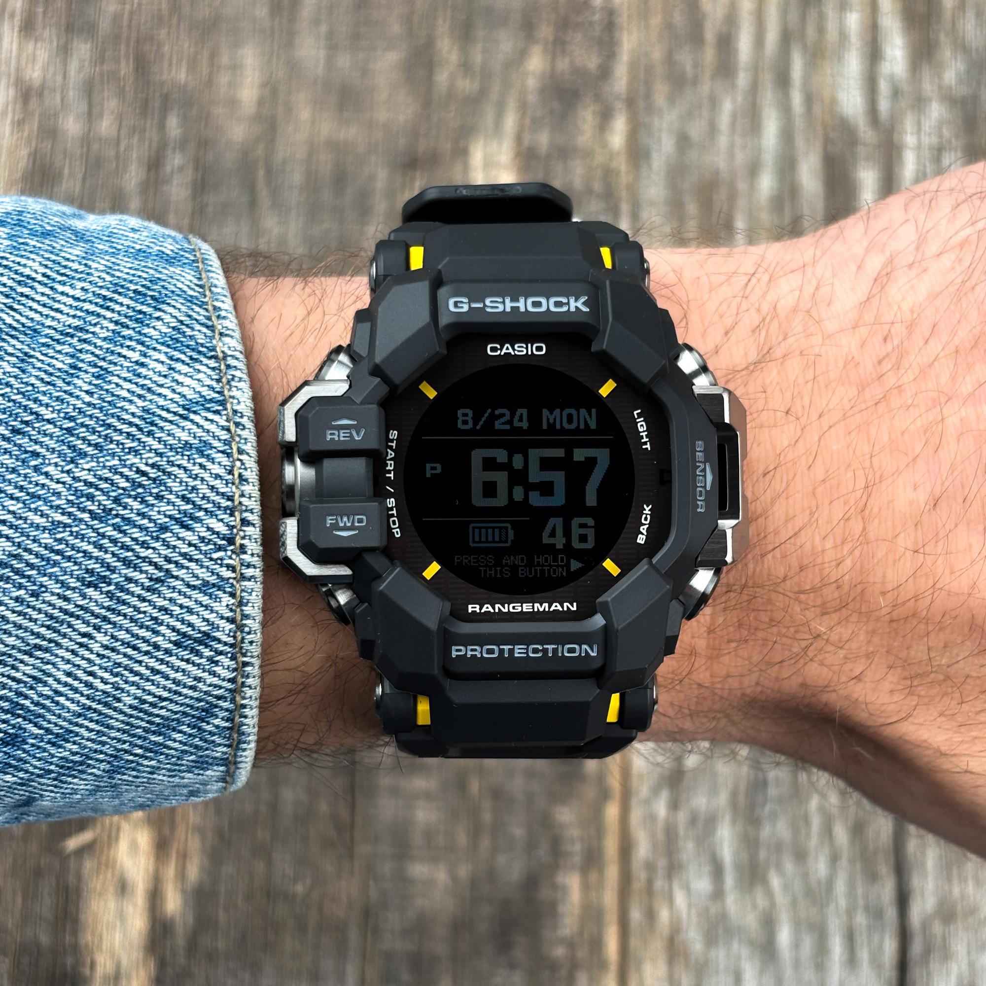 zegarek G-SHOCK GPR-H1000-1ER MASTER OF G - LAND RANGEMAN SOLAR GPS 6 SENSORS G-SHOCK Master of G mineralne - miniatura 11