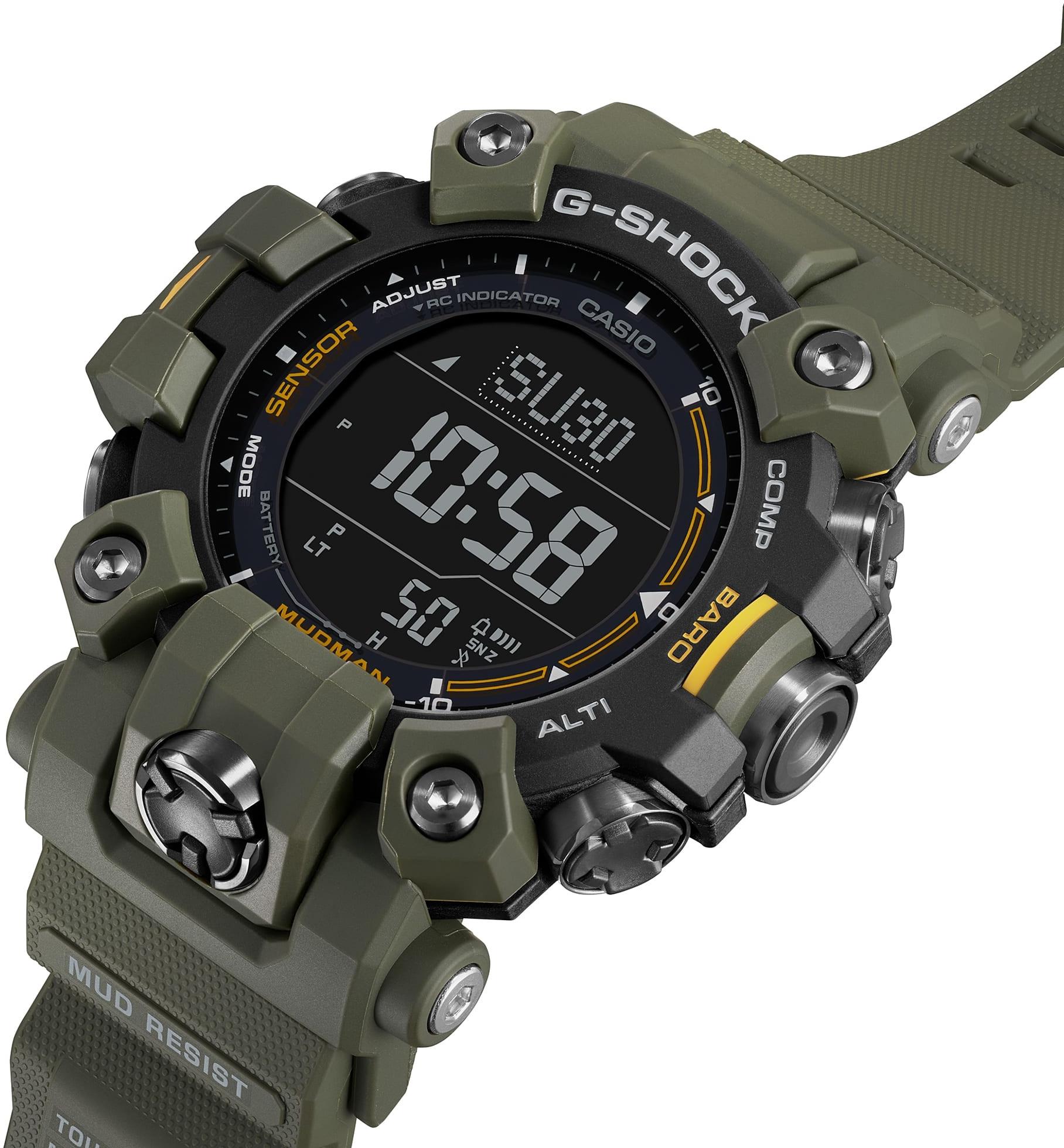zegarek G-SHOCK GW-9500-3ER G-SHOCK MUDMAN męski z termometr G-SHOCK Master of G - miniatura 7