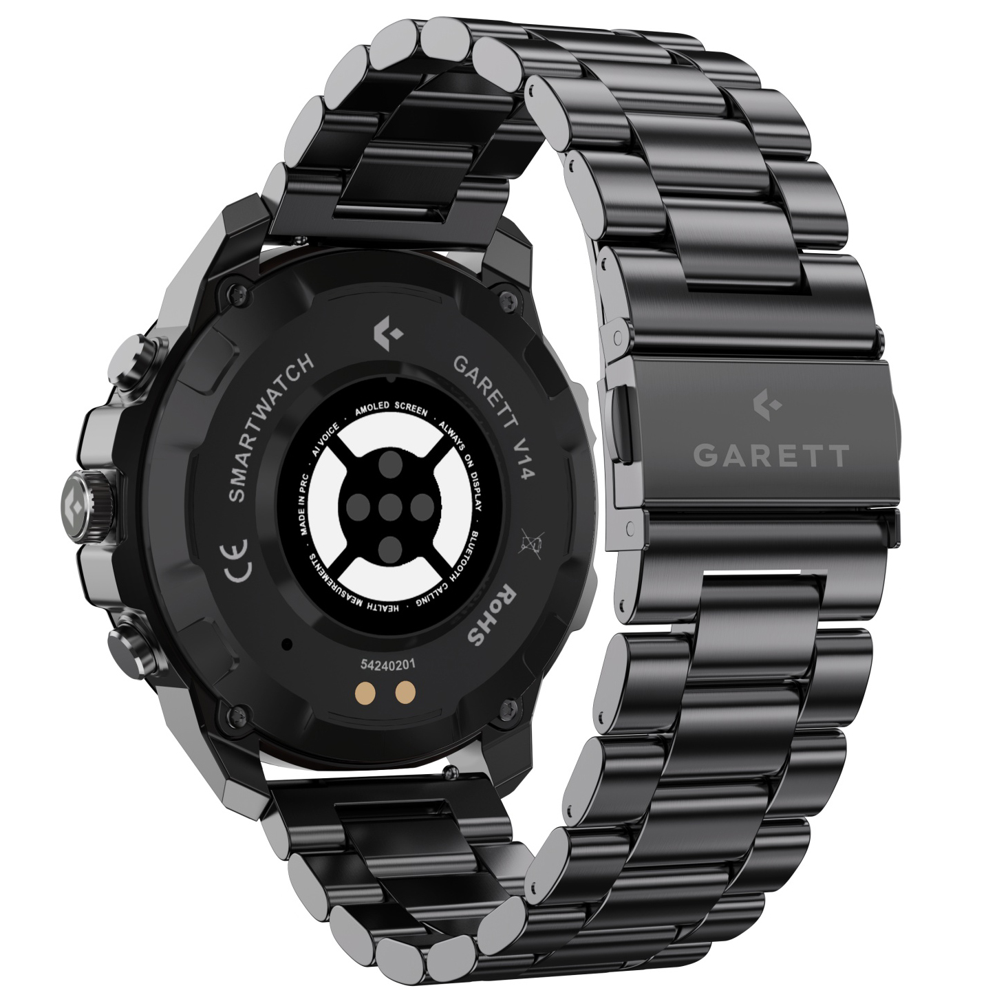 zegarek Garett 5904238486832 kwarcowy męski Męskie V14 Czarny - miniatura 9