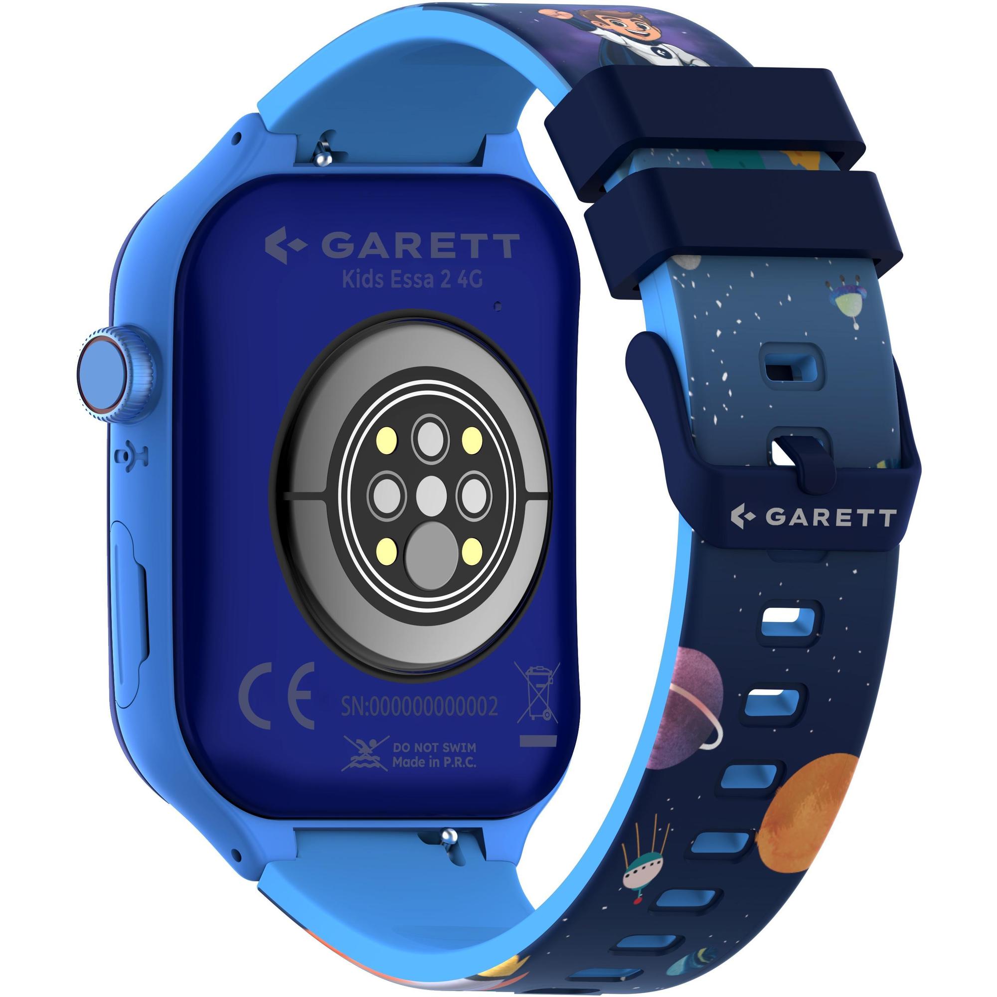 zegarek Garett 5904238487273-PAY kwarcowy dla dzieci Dla dzieci Smartwatch Garett Kids Essa 2 AI 4G Niebieski zestaw z Paskiem Garett Pay