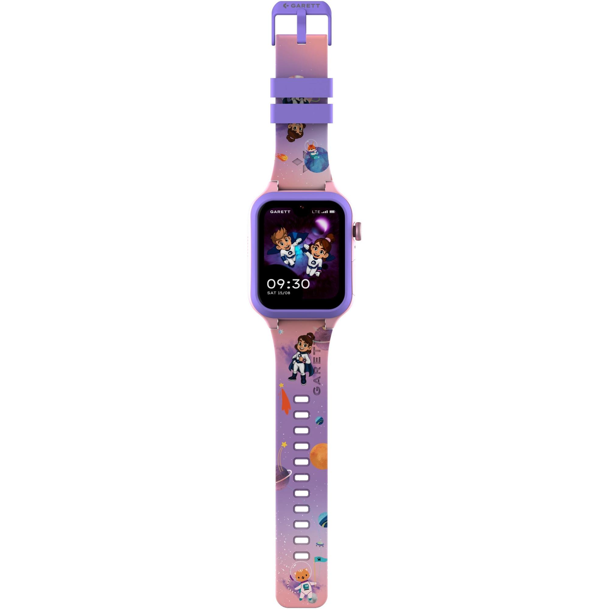zegarek Garett 5904238487280-PAY kwarcowy dla dzieci Dla dzieci Smartwatch Garett Kids Essa 2 AI 4G Różowy Smartwatch Garett Kids Essa 2 AI 4G Różowy zestaw z Paski