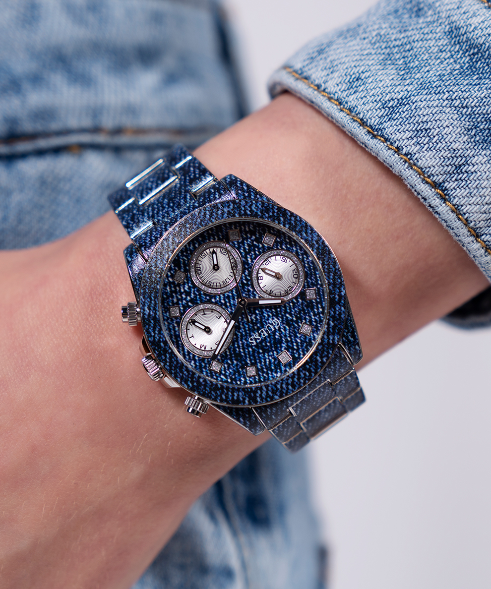zegarek Guess GW0750L1 srebrny Damskie - miniatura 11