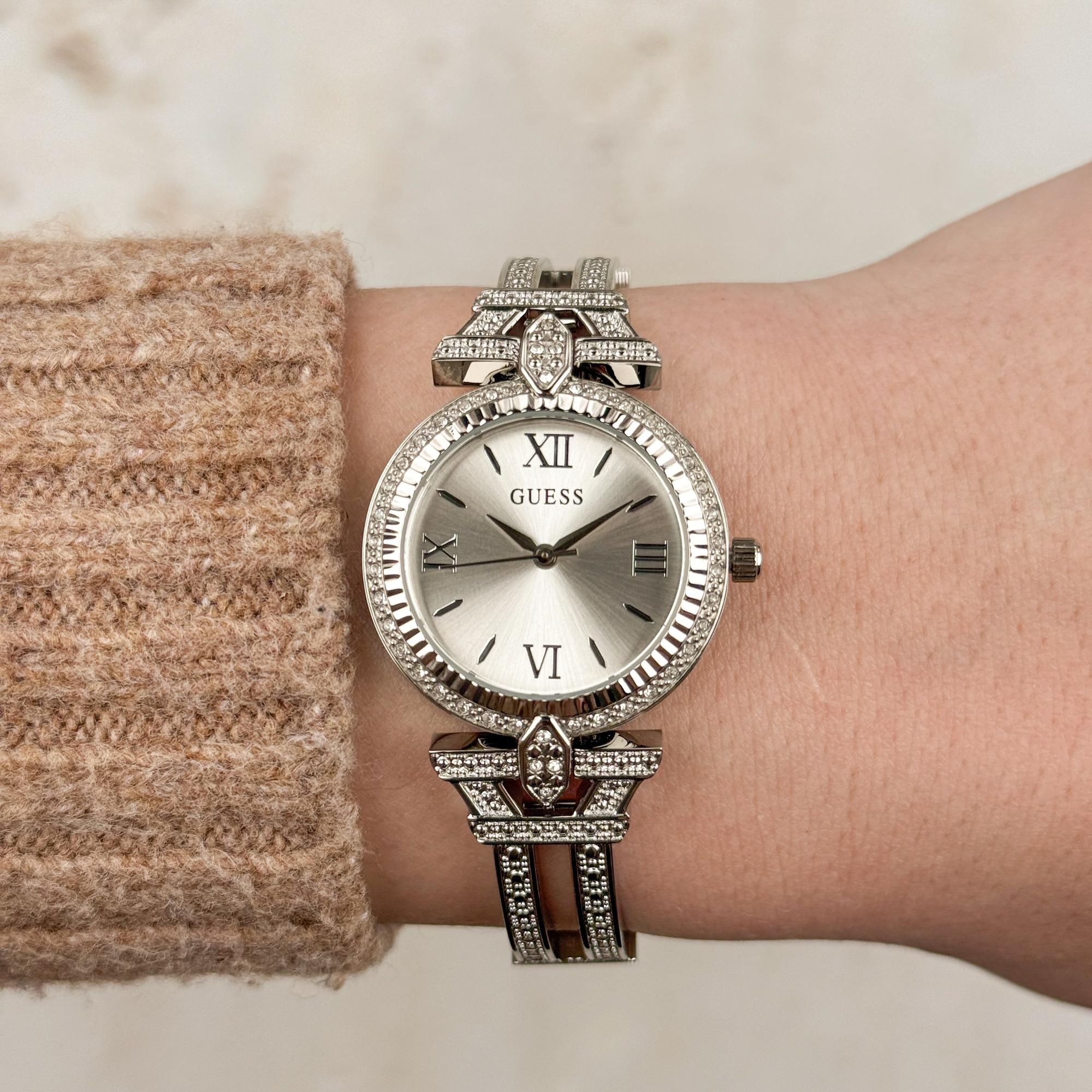 zegarek Guess GW0864L1 srebrny Damskie