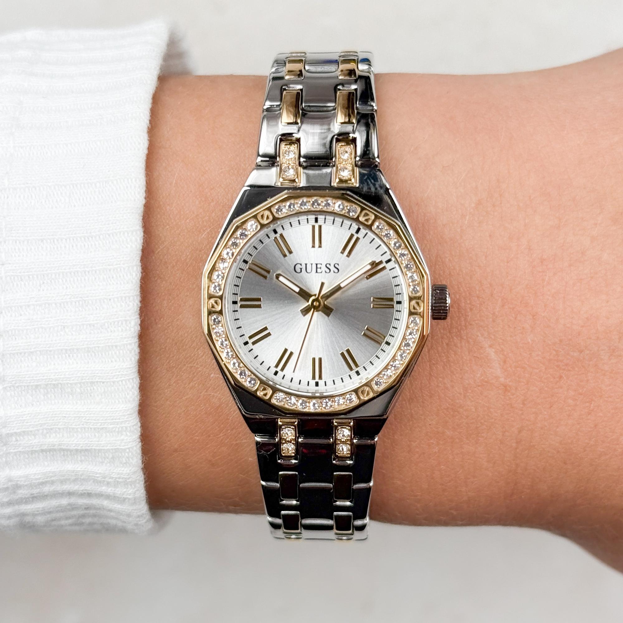 zegarek Guess GW0931L3 srebrny Damskie - miniatura 7