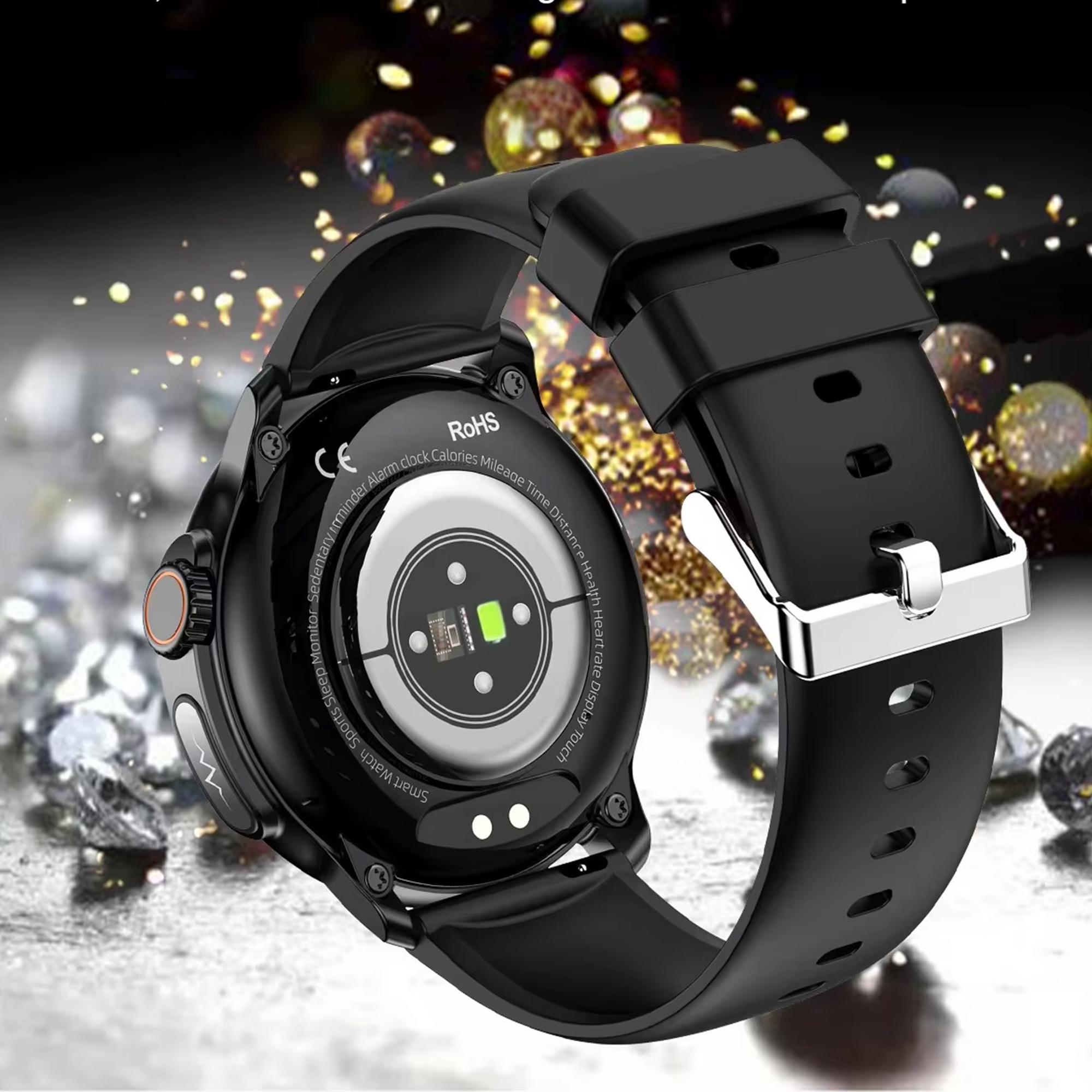 zegarek Hagen HB2914534 Smartwatch HB29 Czarny męski z krokomierz Smartwatch - miniatura 3