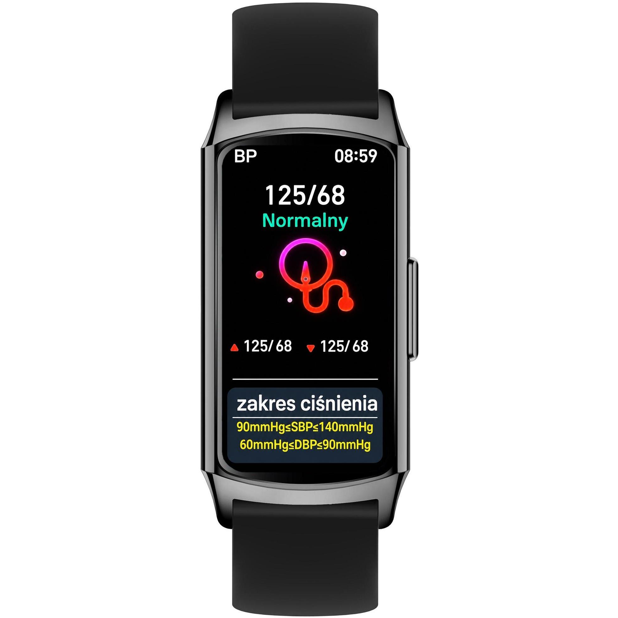 zegarek Hagen HB3514534 czarny Smartwatch - miniatura 7