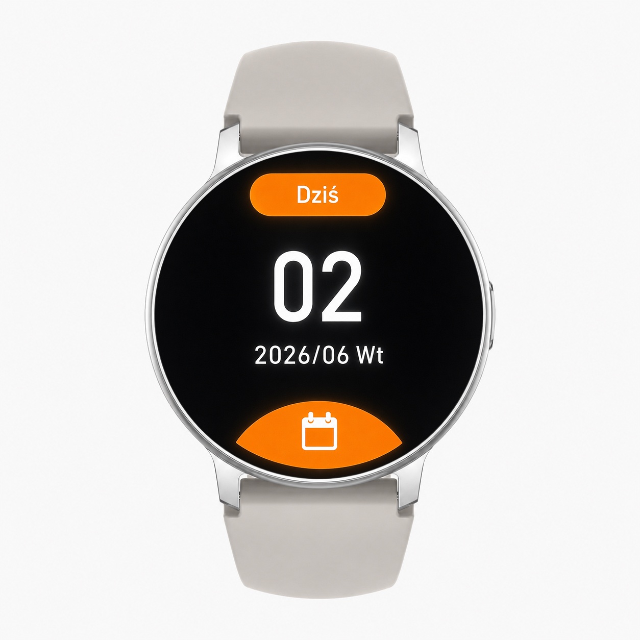 zegarek Hagen HB37111531 HB37 Srebrny na Beżowym Pasku Smartwatch z tworzywa sztucznego - miniatura 11
