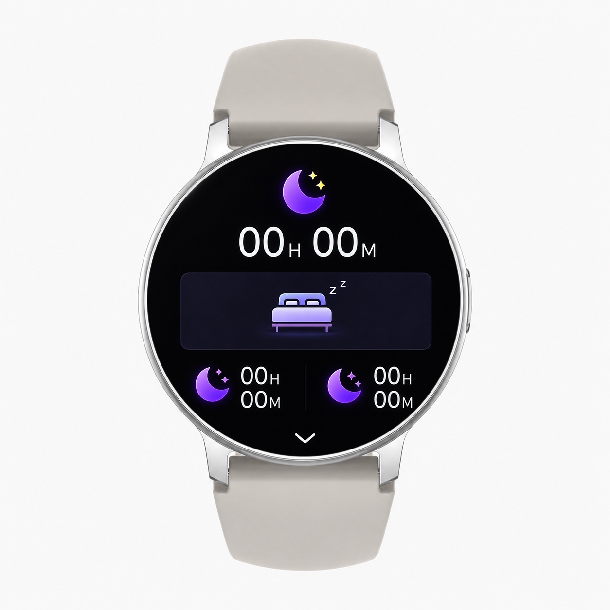 zegarek Hagen HB37111531 kwarcowy damski Smartwatch HB37 Srebrny na Beżowym Pasku - miniatura 6