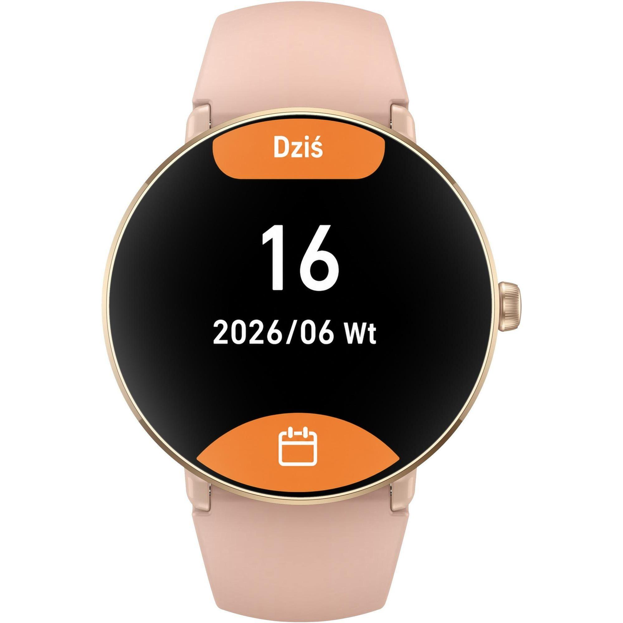 zegarek Hagen HB39110539 różowe złoto Smartwatch