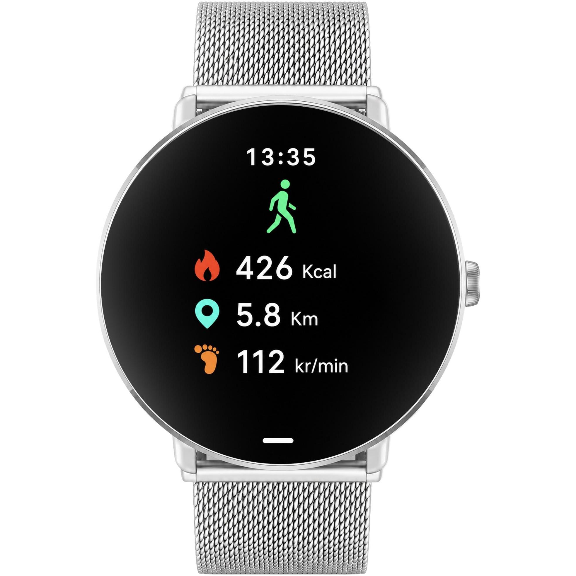 zegarek Hagen HB391111411 srebrny Smartwatch - miniatura 7