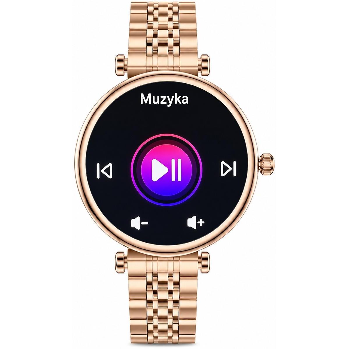 zegarek Hagen HB402105321210-SET HB40 Biały + Pasek i Bransoleta Smartwatch
