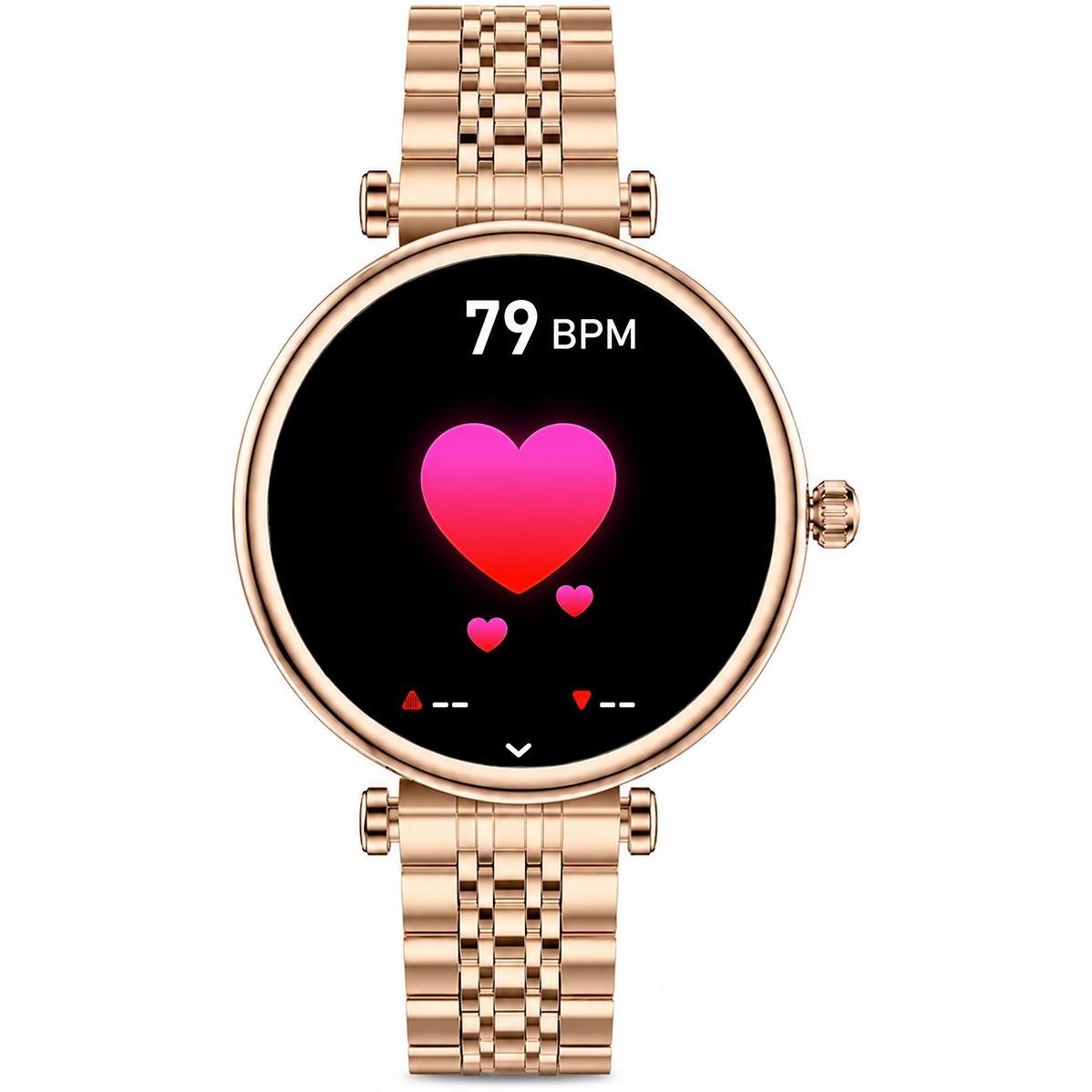 zegarek Hagen HB402105321210-SET różowe złoto Smartwatch