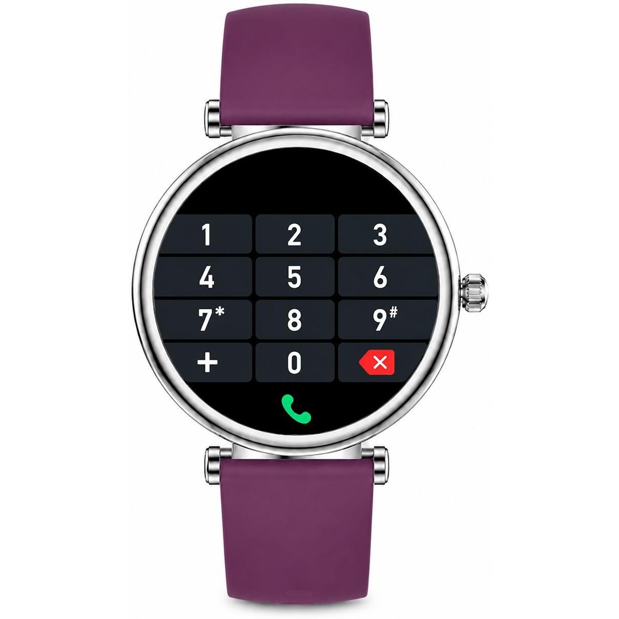 zegarek Hagen HB4021153211211-SET HB40 Fioletowy + Pasek i Bransoleta Smartwatch
