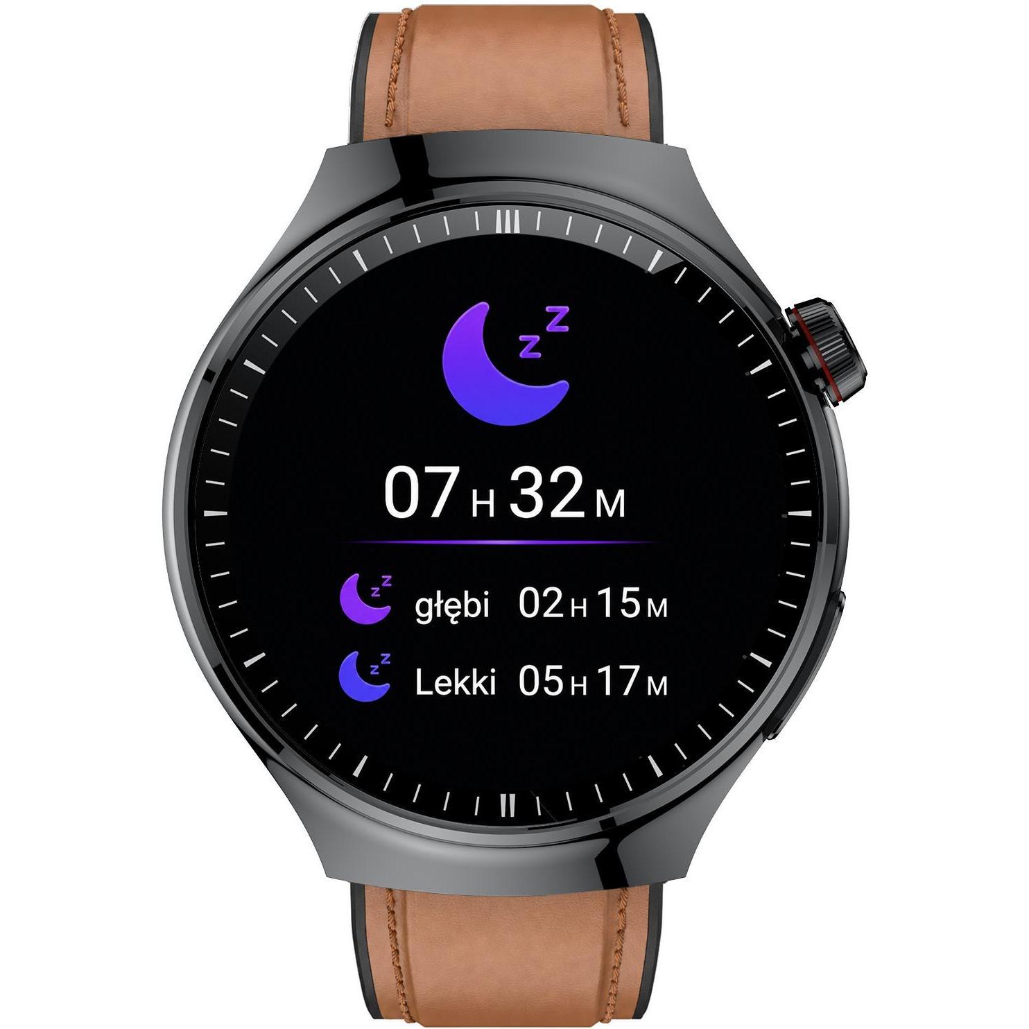 zegarek Hagen HB4114533 czarny Smartwatch - miniatura 5