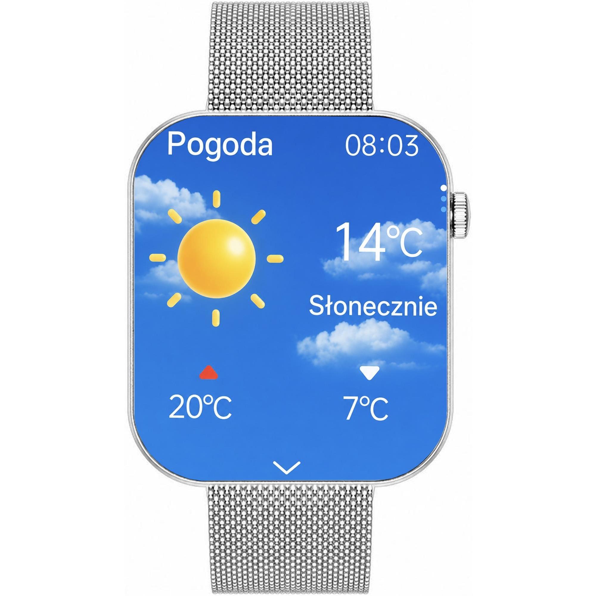 zegarek Hagen HB511111411534-SET srebrny Smartwatch - miniatura 12