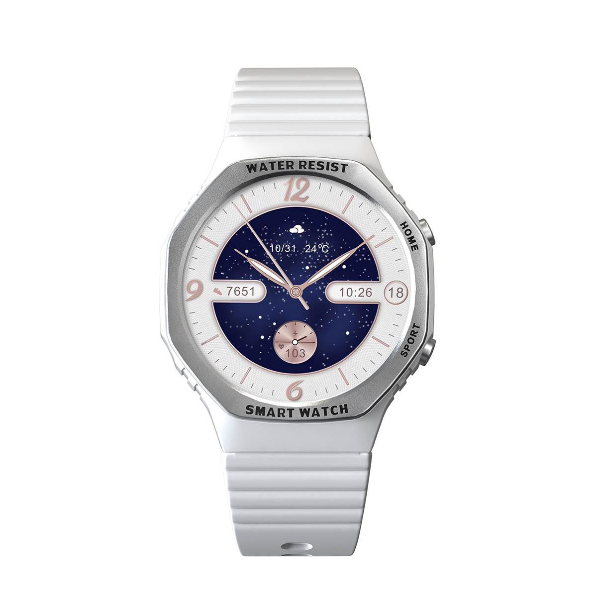 zegarek Hagen HC7712532 kwarcowy Hagen Smartwatch HC77 Biały
