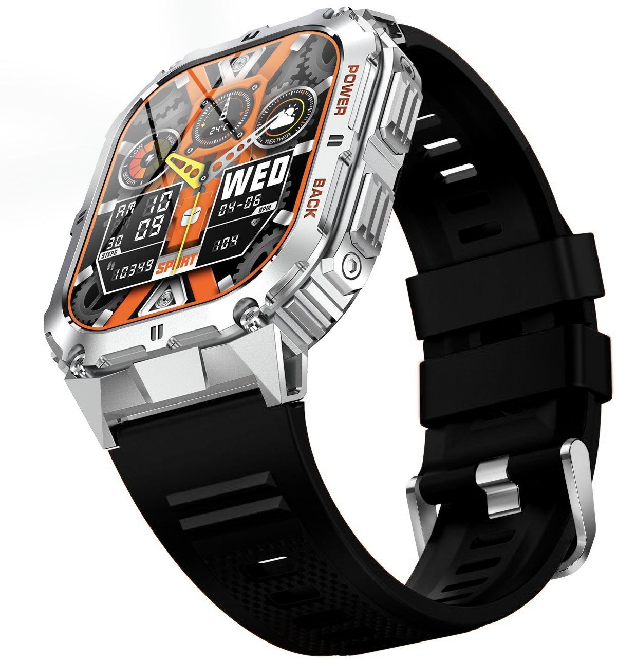 zegarek Hagen HC97211534 srebrny Smartwatch - miniatura 3