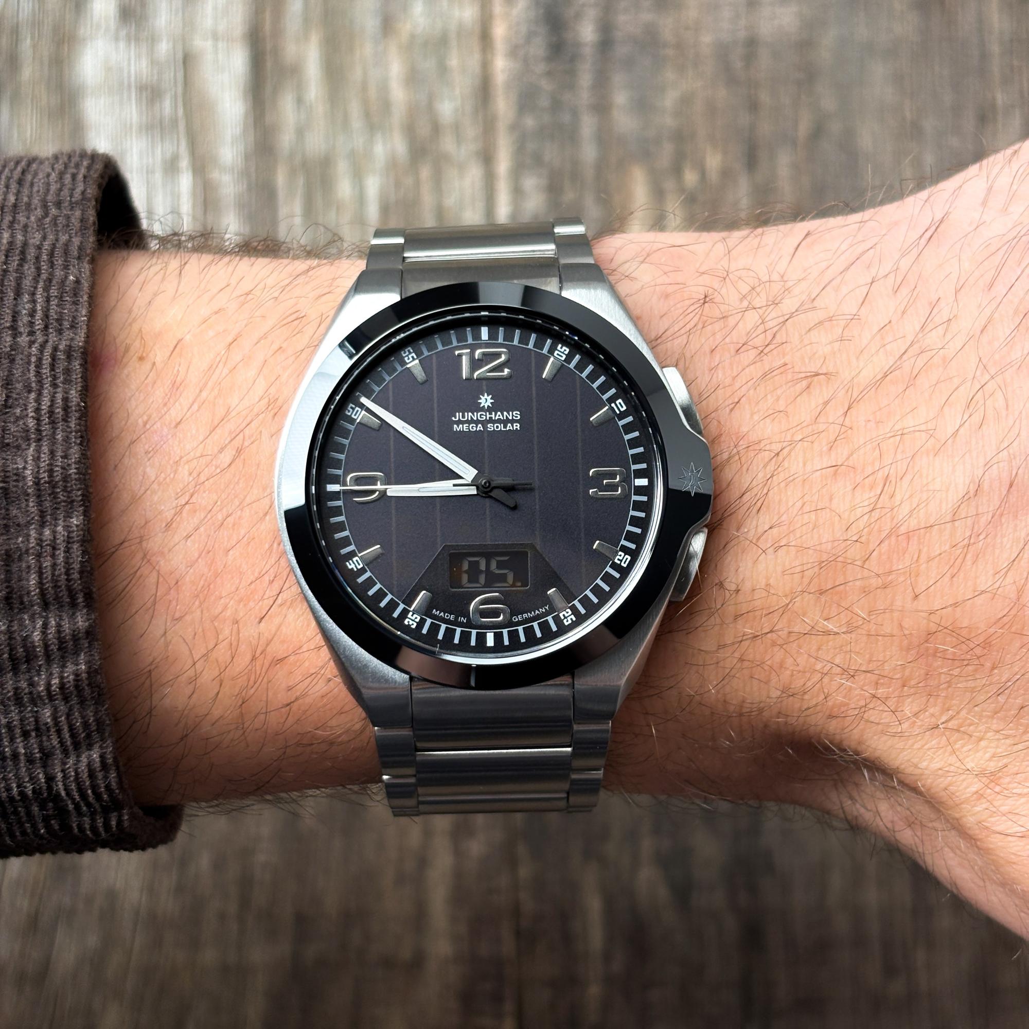 zegarek Junghans 18-112144 solar męski Funk Solar Spektrum Mega Solar - miniatura 6