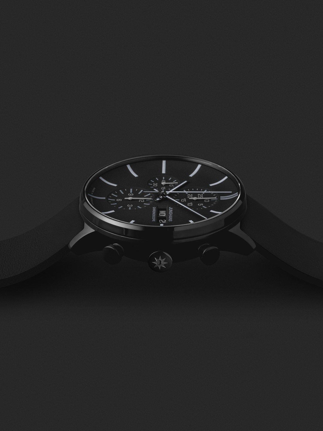 zegarek Junghans 27-437102 FORM A Chronoscope męski z chronograf Form