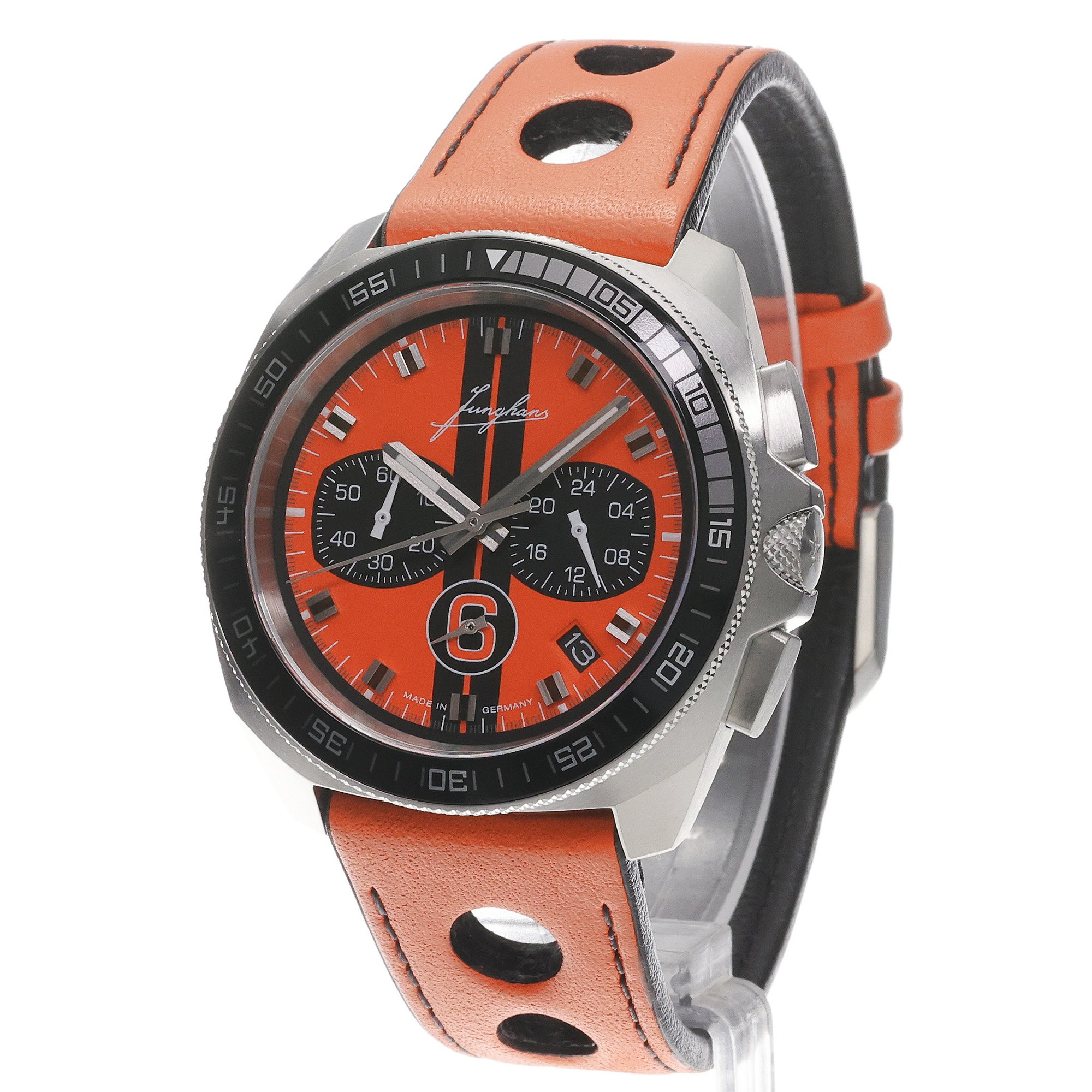 zegarek Junghans 41-455700 kwarcowy męski 1972 1972 Chronoscope Sports Edition 2026 Limited Edition - miniatura 2