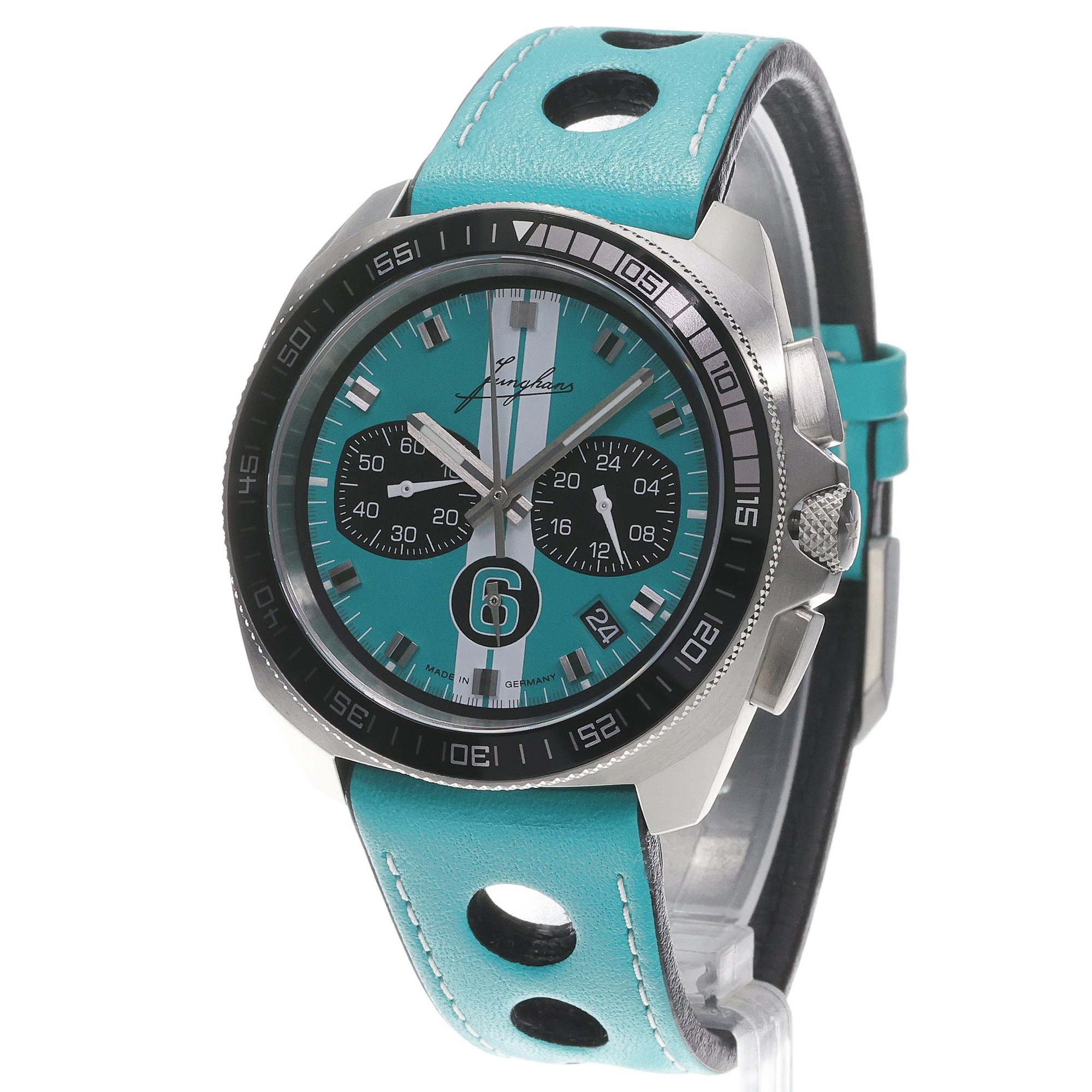 zegarek Junghans 41-455800 kwarcowy męski 1972 1972 Chronoscope Sports Edition 2026 Limited Edition - miniatura 2