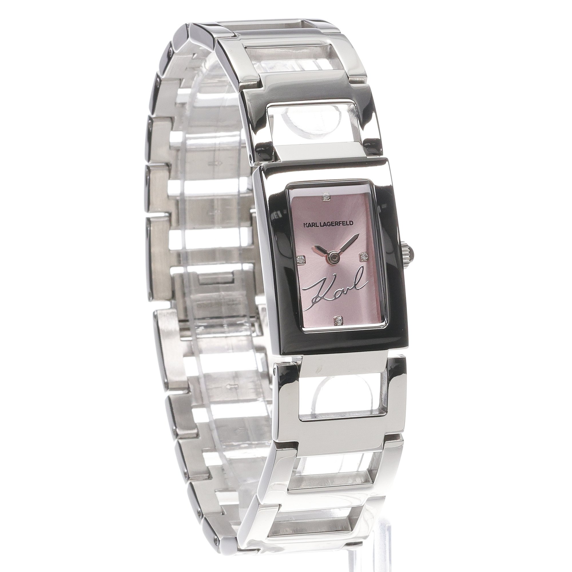 zegarek Karl Lagerfeld R0553103505 srebrny Damskie - miniatura 3