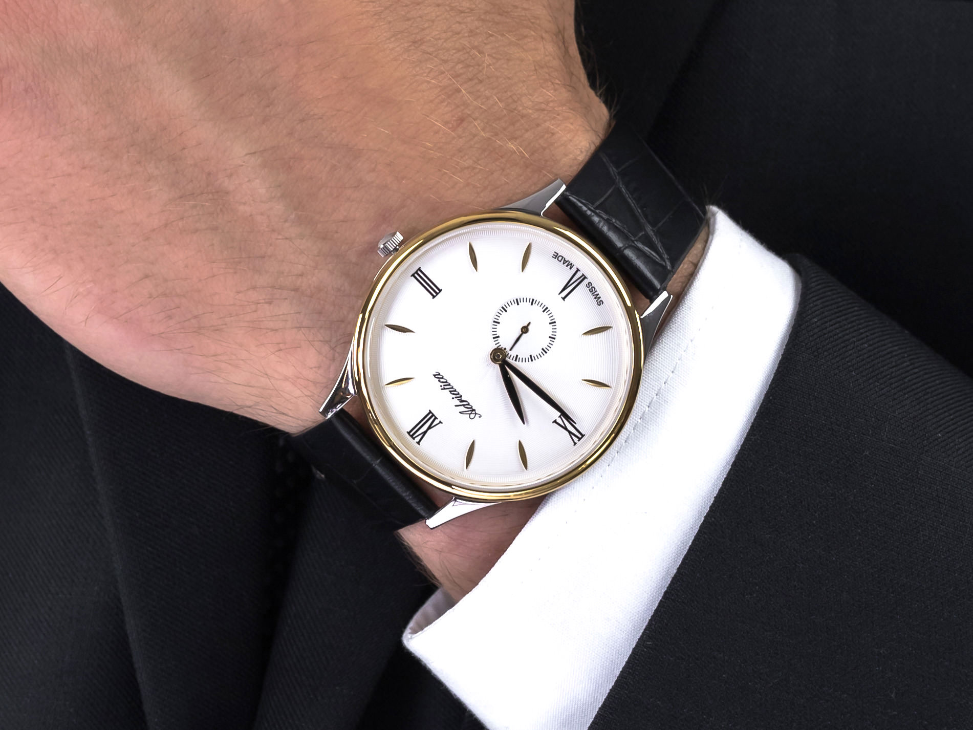 Adriatica A1230.2263QXL Classic zegarek klasyczny Pasek