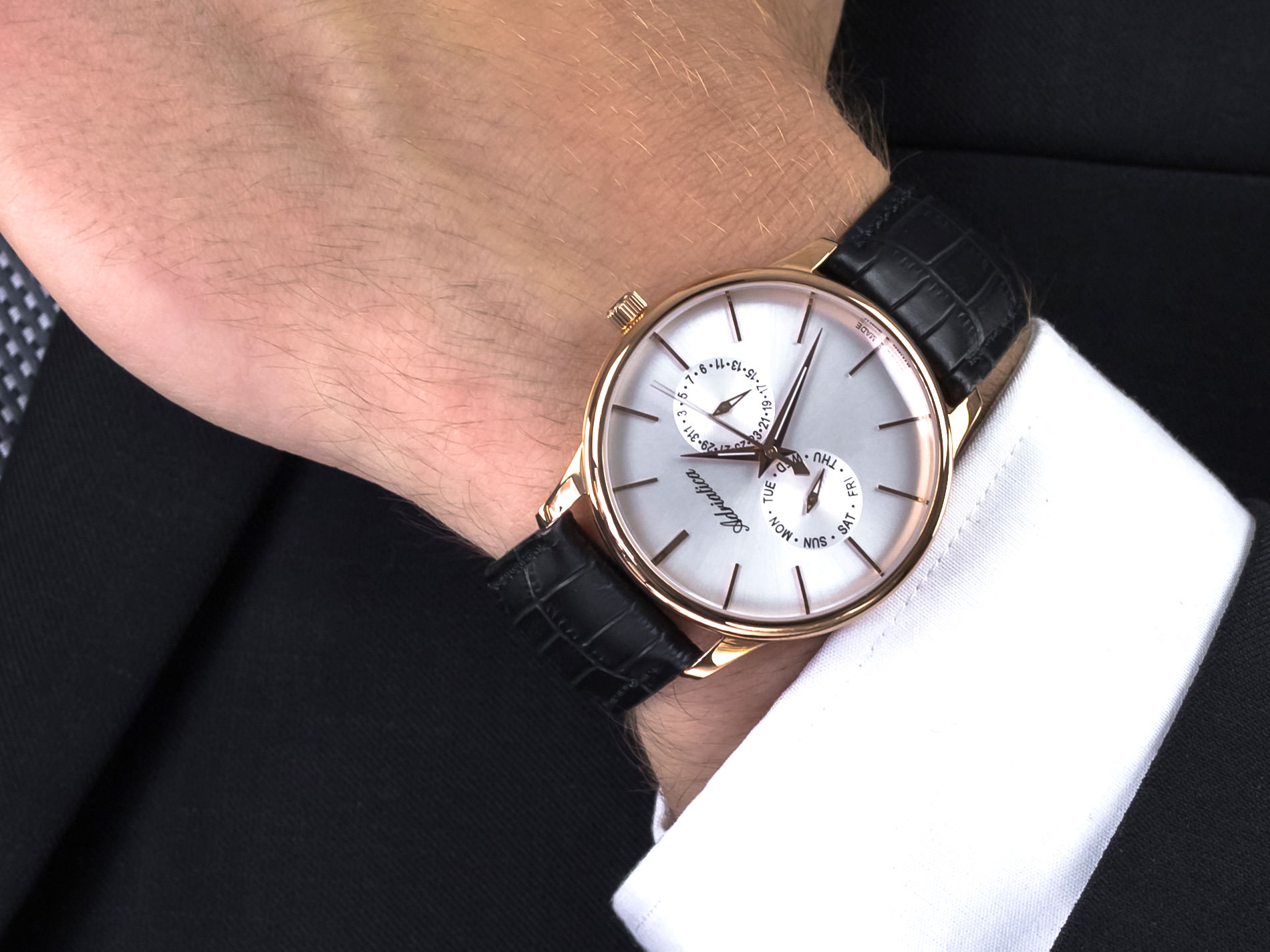Adriatica A8243.9213QF Classic zegarek klasyczny Pasek