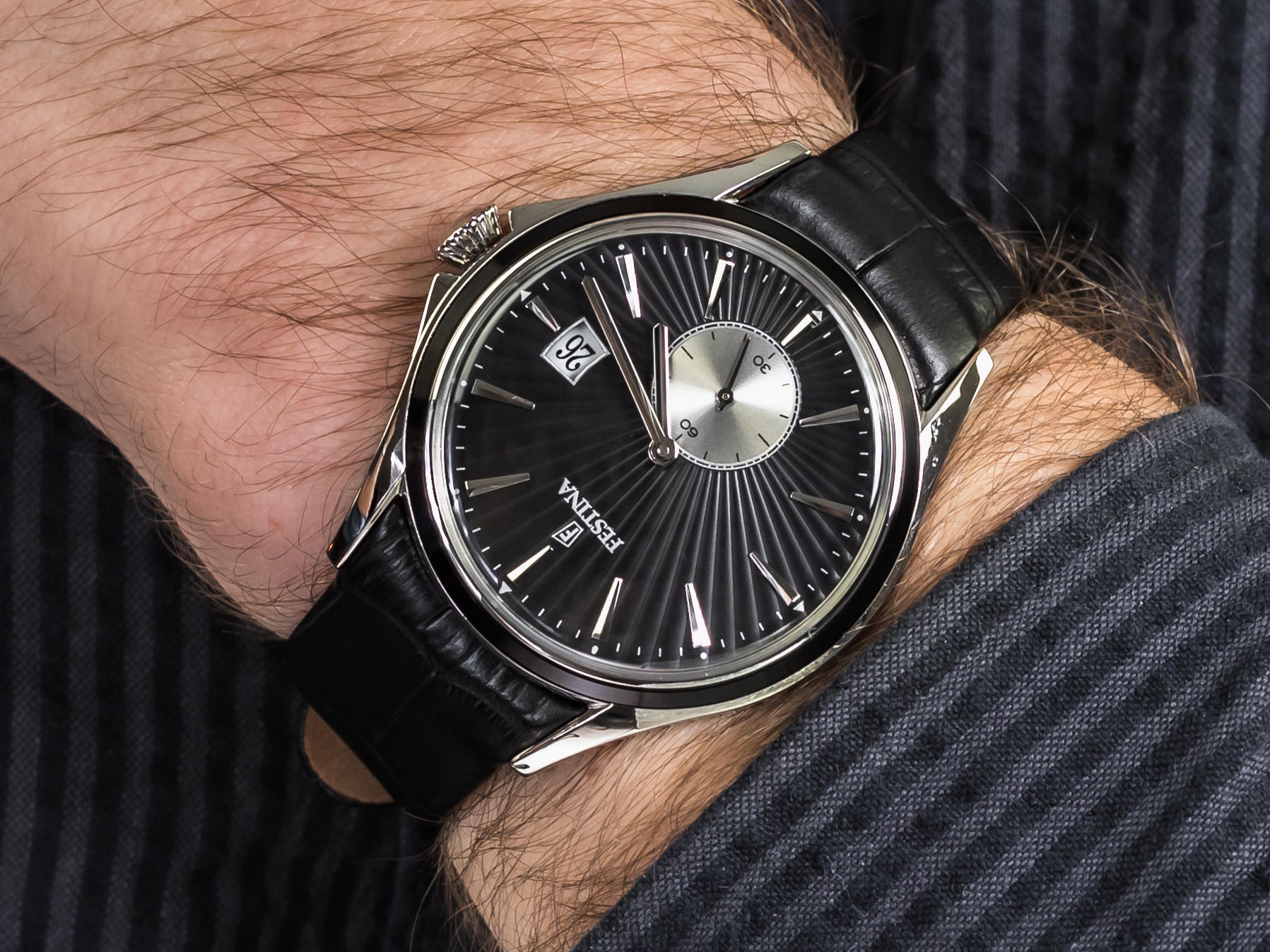 Festina F16980-4 Classic zegarek klasyczny Retro - miniatura 2