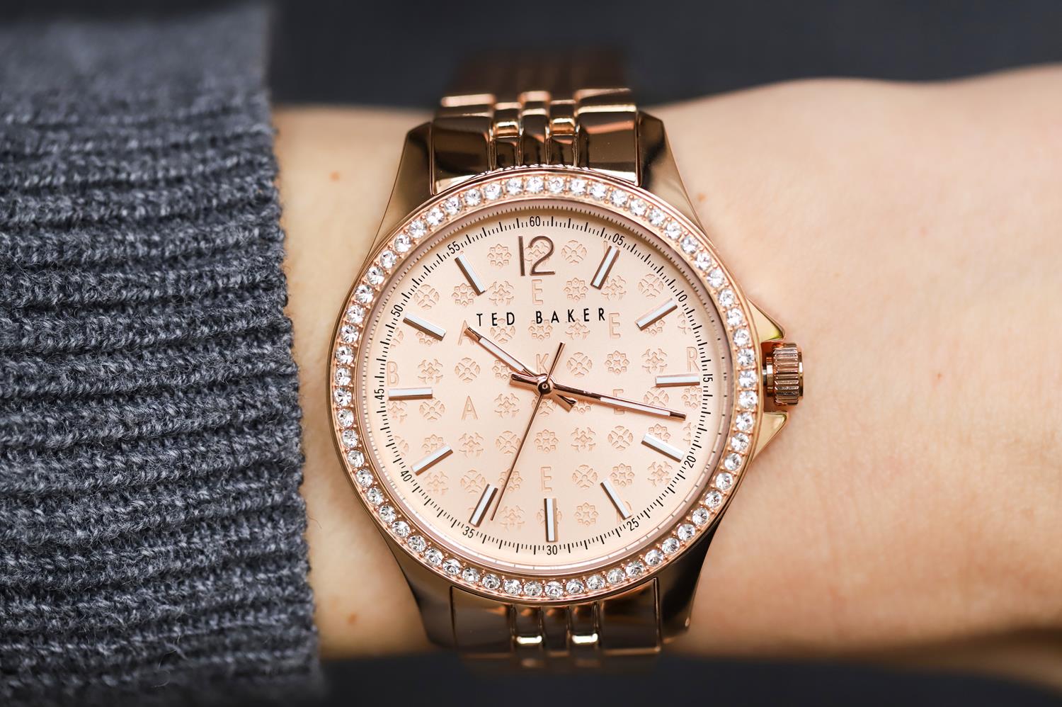 zegarek Ted Baker BKPNIF903 różowe złoto bransoleta