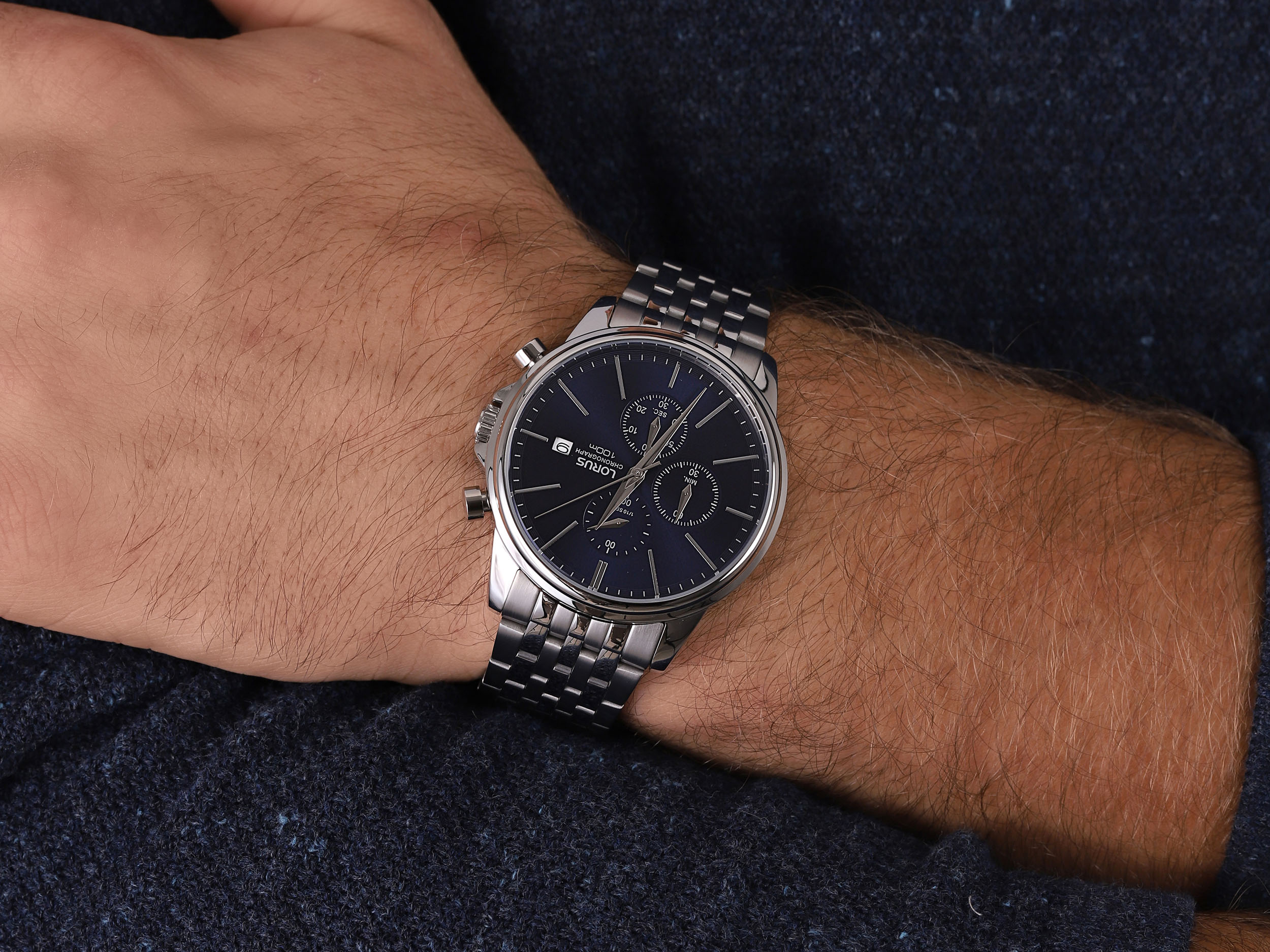 zegarek Lorus RM323EX9 męski z chronograf Sportowe