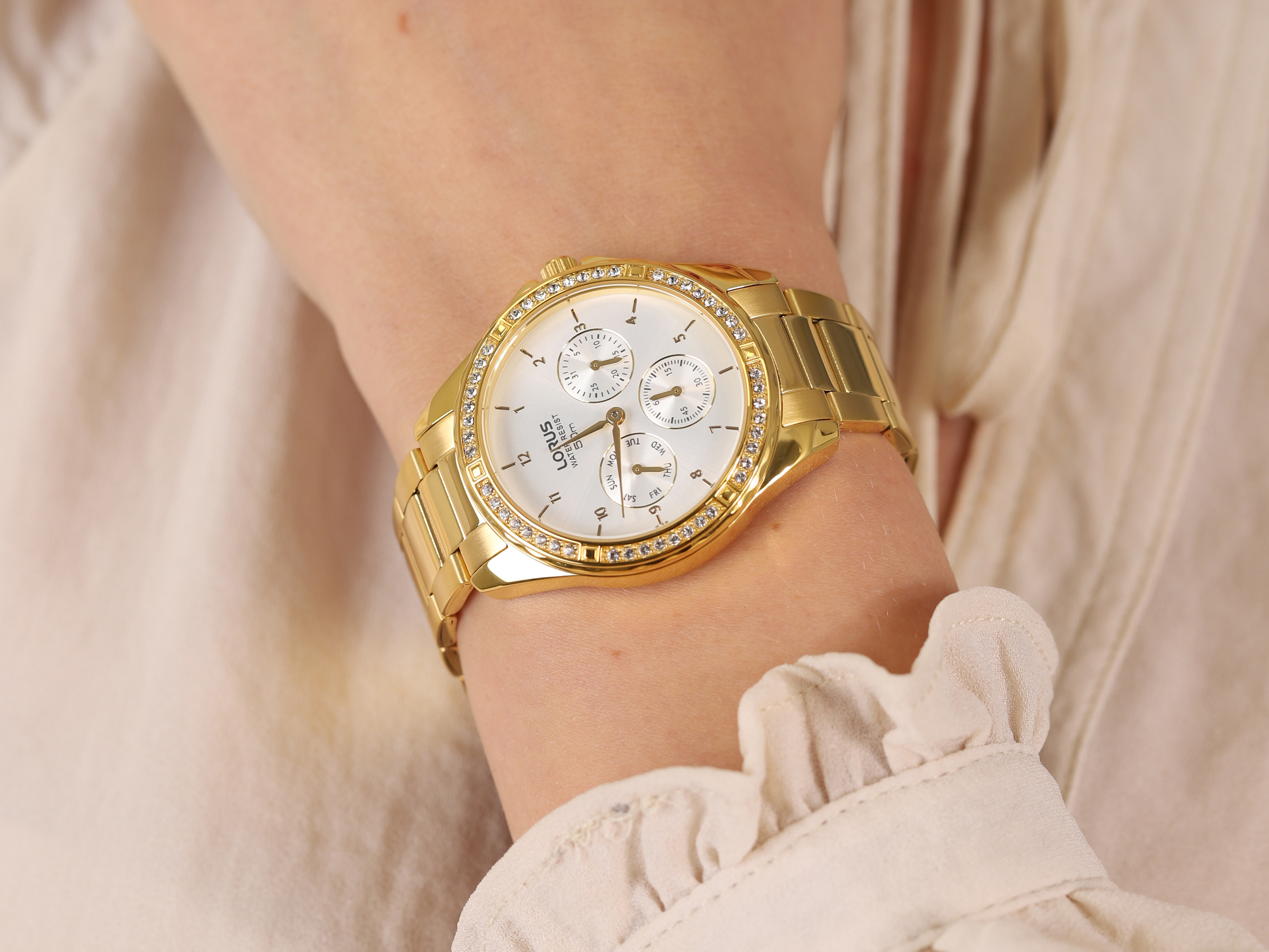 zegarek Lorus RP698CX9 złoty Fashion