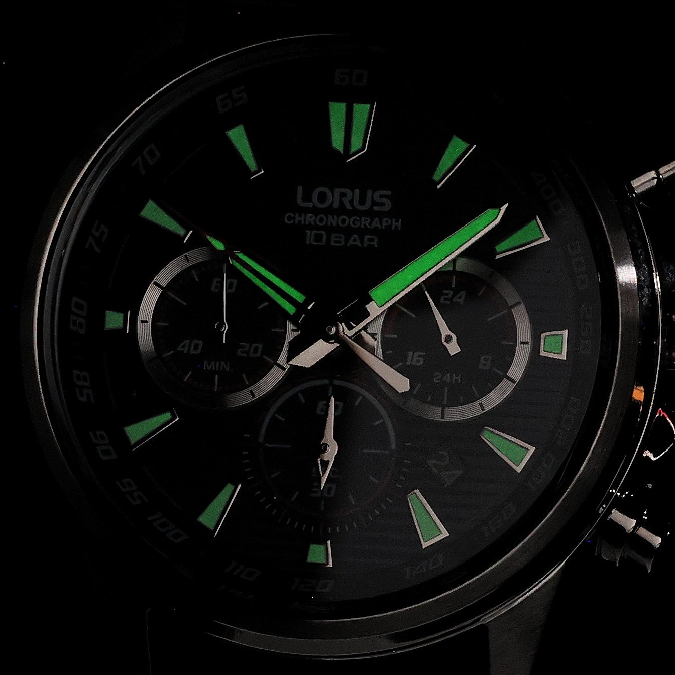 zegarek Lorus RT327LX9 kwarcowy męski Sportowe Sports Solar Chronograph - miniatura 5